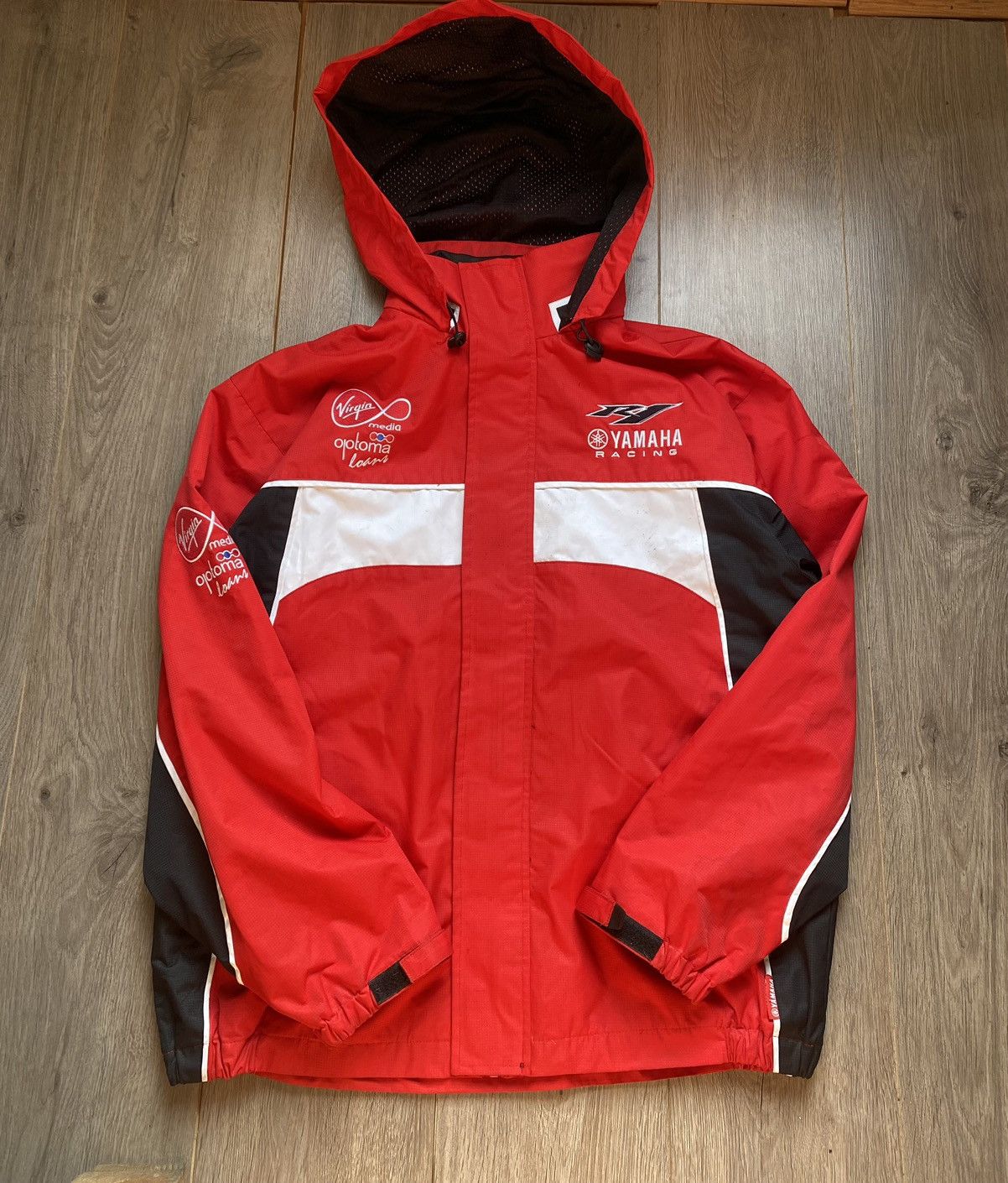 Yamaha Formula1 Vintage Yamaha Racing Windbreaker zip Jacket Size US L / EU 52-54 / 3 - 1 Thumbnail