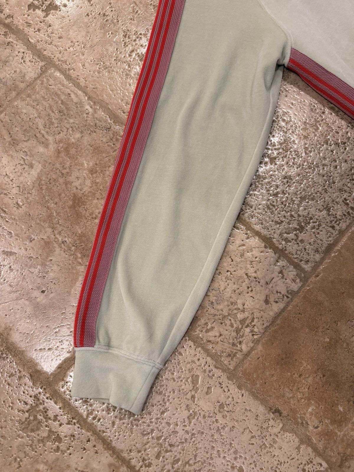 Maxfield Los Angeles × Needles Needles x Maxfield Mint Green / Red Velour Track Jacket Size US L / EU 52-54 / 3 - 7 Thumbnail