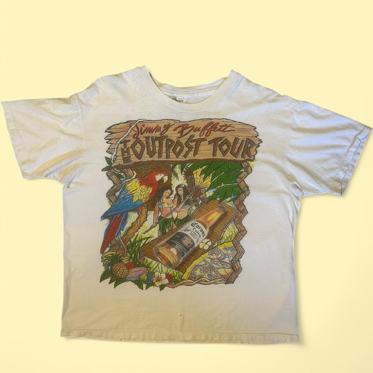 Band Tees × Vintage RARE VINTAGE 1991 Jimmy Buffett “THE OUTPOST TOUR” XL fits L Size US L / EU 52-54 / 3 - 1 Thumbnail