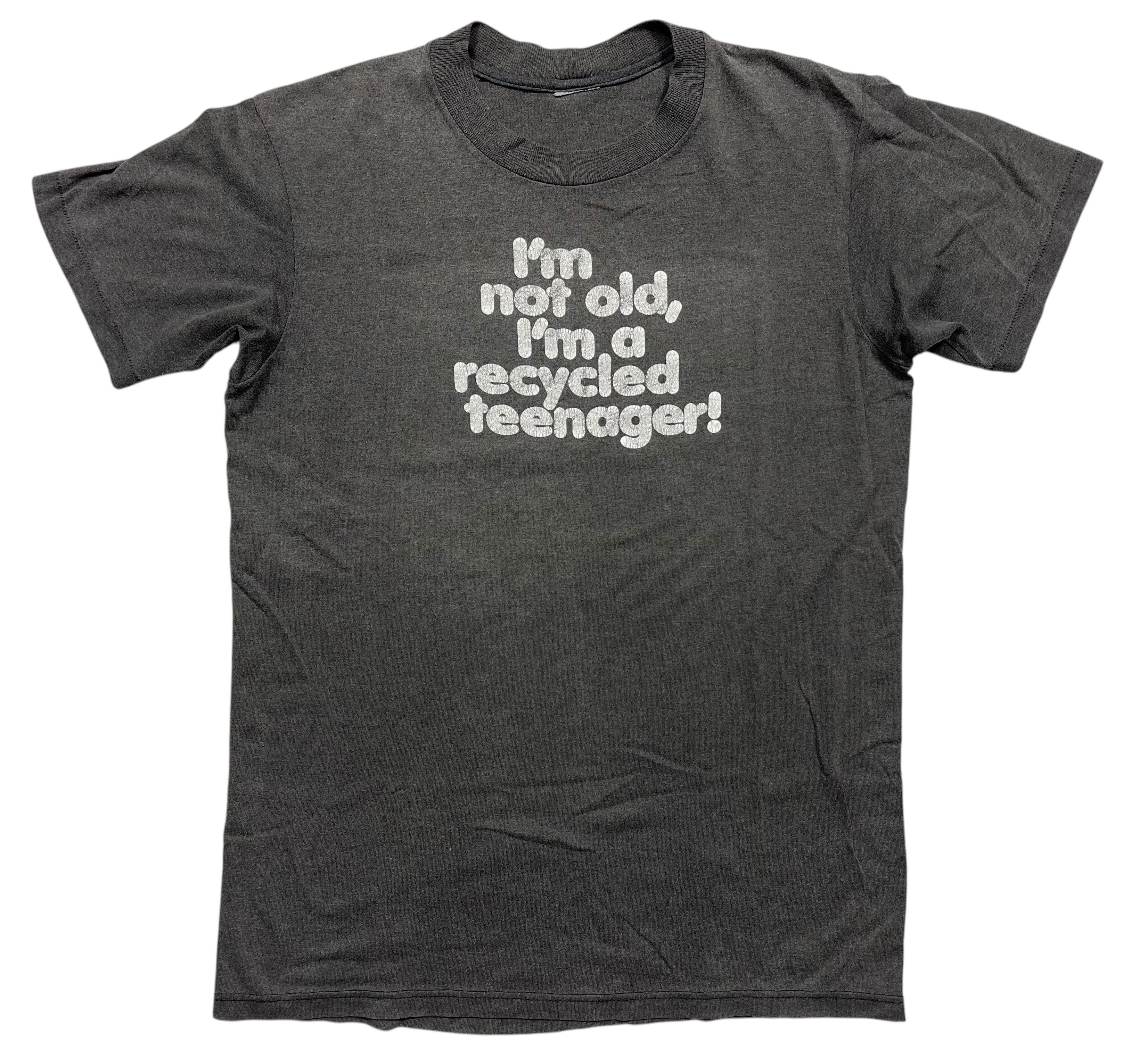 Vintage I'm not old, I'm a recycled teenager! True Vintage Faded Size US S / EU 44-46 / 1 - 1 Thumbnail