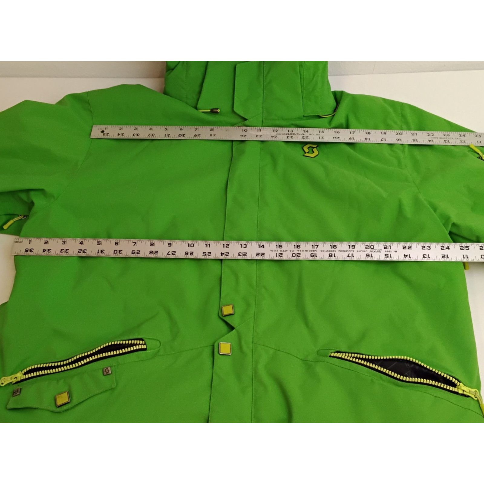 Other Scott Ski Jacket Men's XL Green Hooded Full Zip Waterproof Size US XL / EU 56 / 4 - 10 Thumbnail