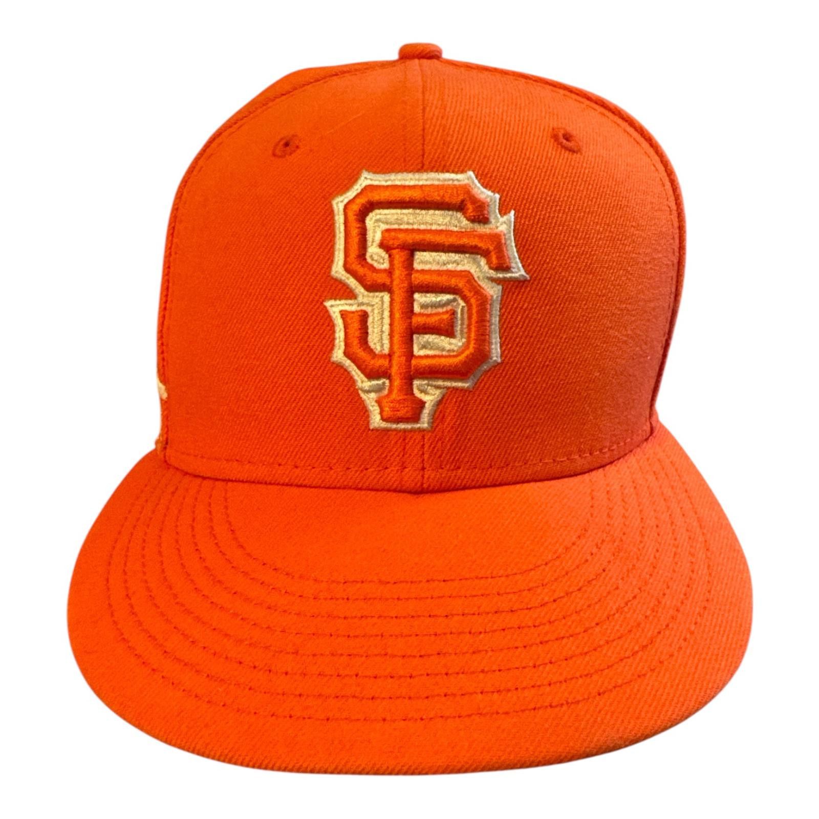 New Era New Era San Francisco Giants Orange 59FIFTY Fitted Cap 7 3/8 Size ONE SIZE - 2 Thumbnail