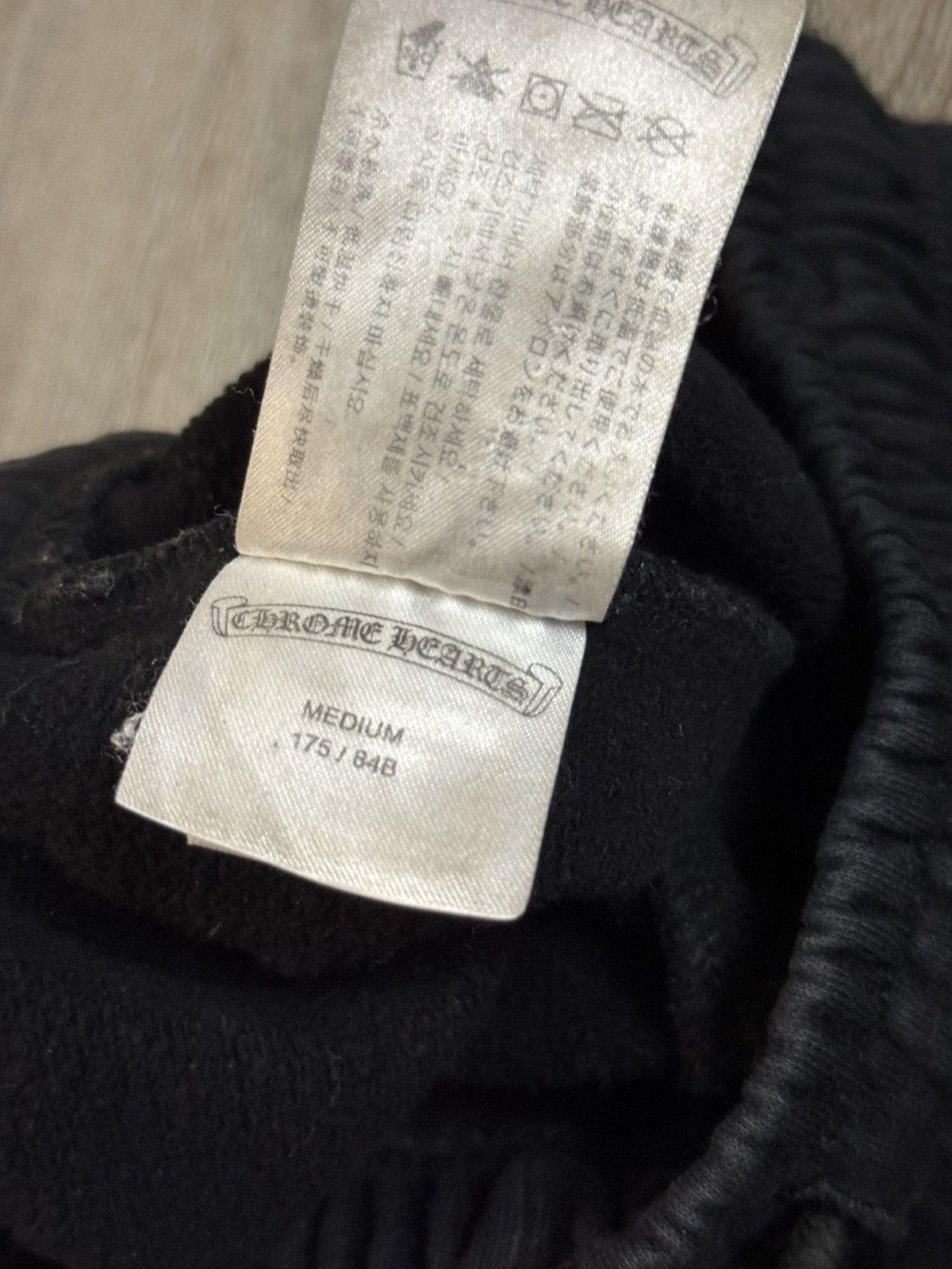 Chrome Hearts Chrome Hearts “Fuck You” Scroll Logo Sweatpants Black Size M Size US 32 / EU 48 - 11 Thumbnail
