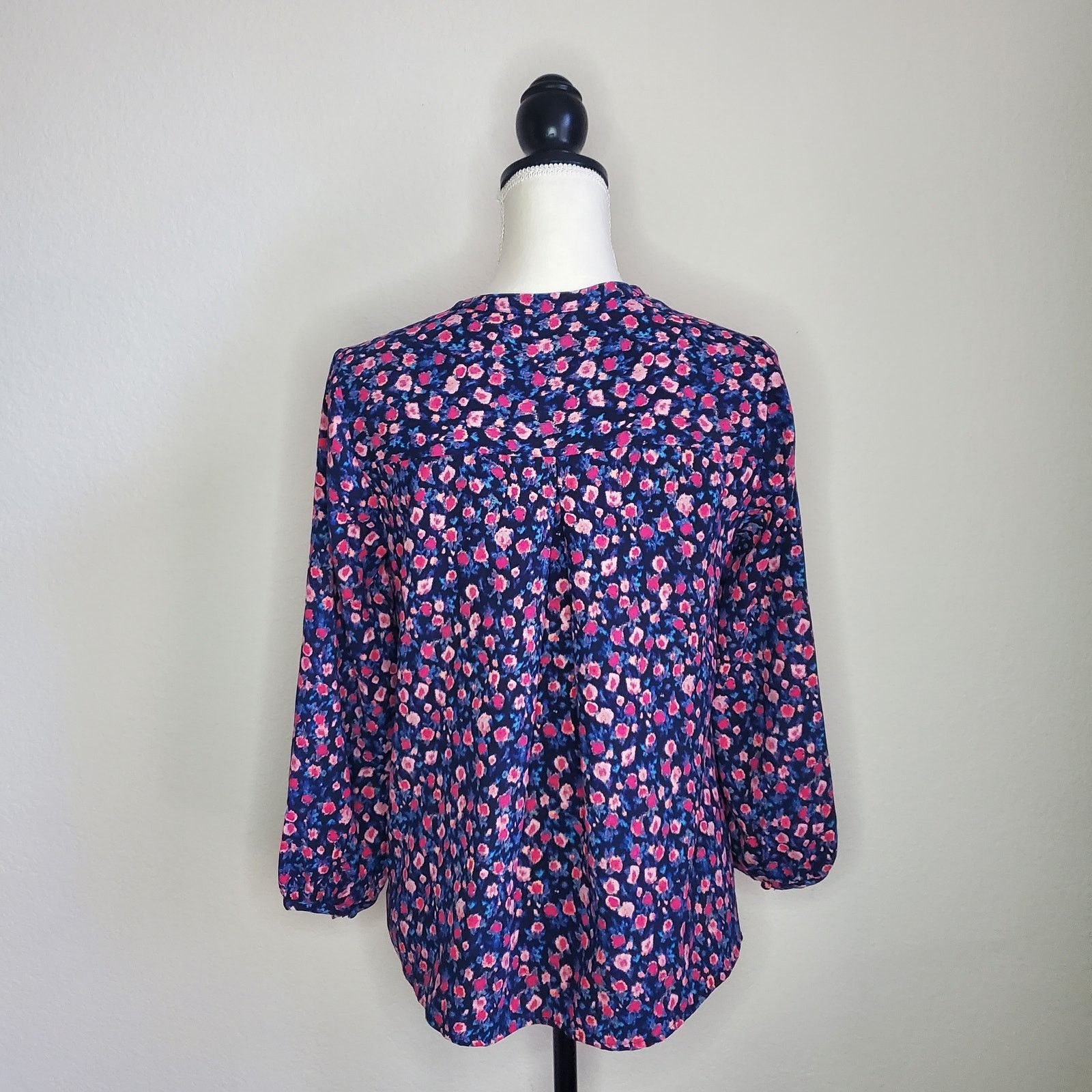 J.Crew J. Crew Popover Floral Blouse XS Size XS / US 0-2 / IT 36-38 - 3 Thumbnail