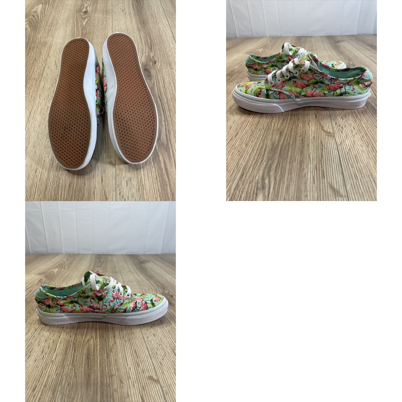 Vans VANS Women’s Low Top Sneaker size 8 Tropical Flamingo Multicolor Fabric Athletic Size US 8 / IT 38 - 8 Thumbnail