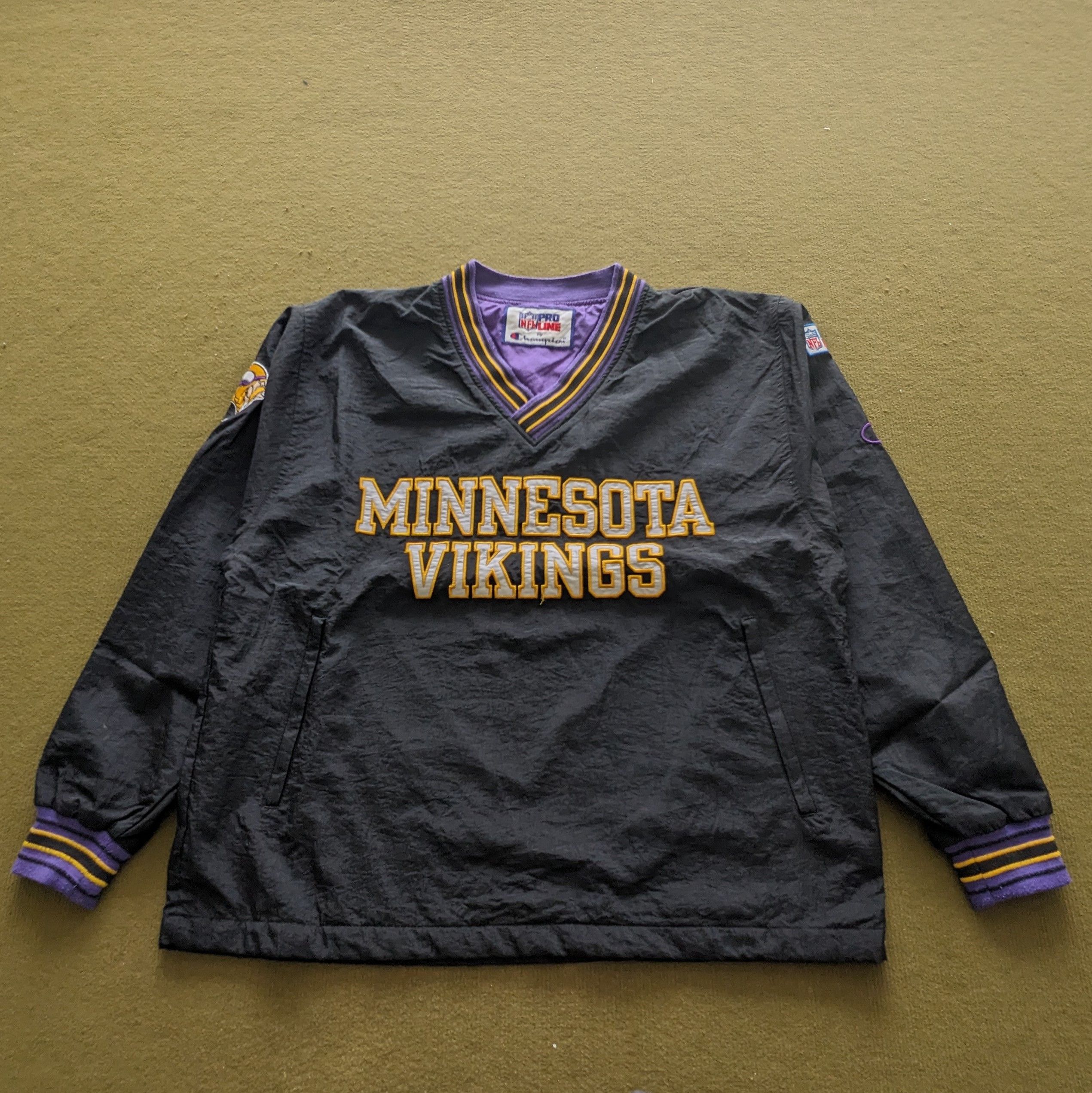 NFL Vintage MINNESOTA VIKINGS NFL Football Team Jacket Size US XL / EU 56 / 4 - 1 Thumbnail