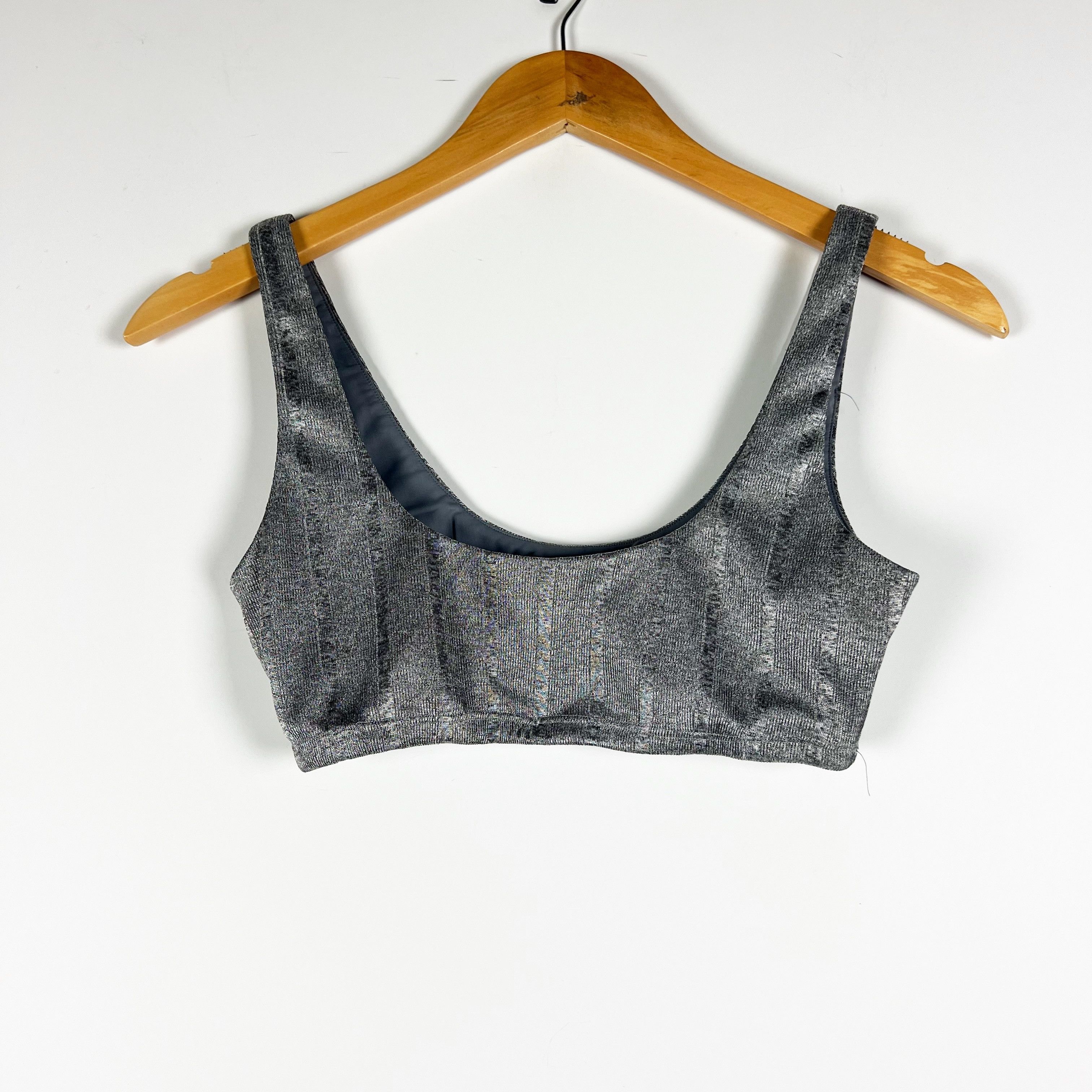NBD NBD Lida Heathered Gray Silver Stripe Print Size XS / US 0-2 / IT 36-38 - 1 Thumbnail