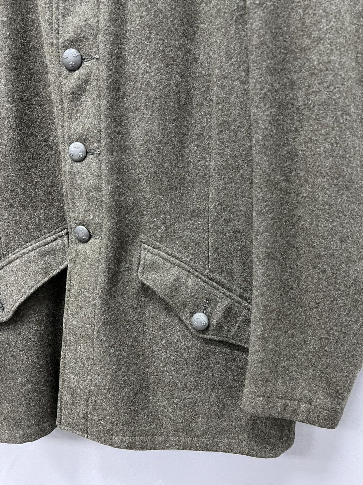 Japanese Brand × Vintage Vintage Wool Jacket Swedish Military 1955 Heavy Jacket Army Size US M / EU 48-50 / 2 - 6 Thumbnail