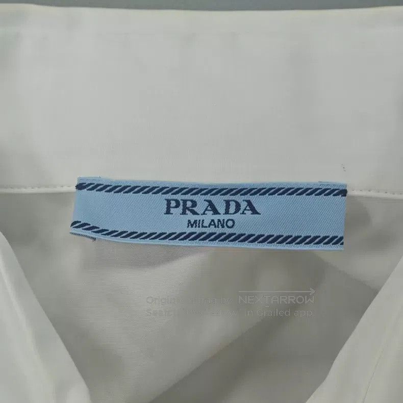 Prada Prada White pocket triangle logo shirt Size XS / US 0-2 / IT 36-38 - 5 Thumbnail