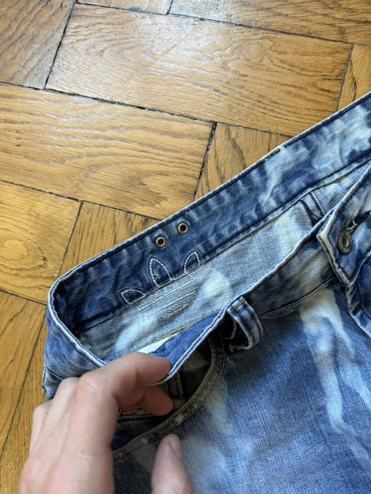 Diesel Diesel Adidas Japanese Vintage Denim Custom IF6WAS9 Jeans Size US 32 / EU 48 - 8 Thumbnail
