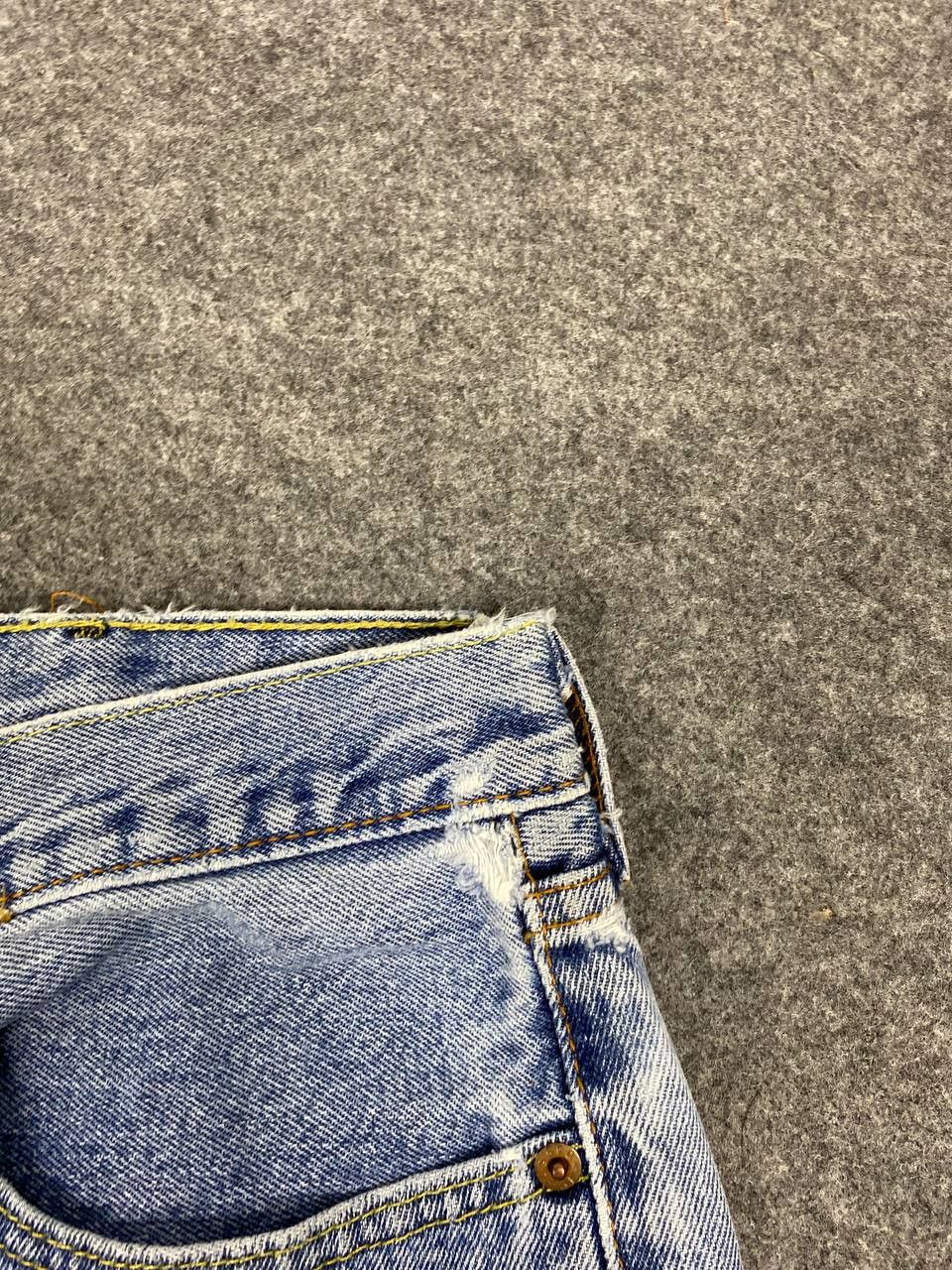 levis 505 lightwash distressed denim nice design