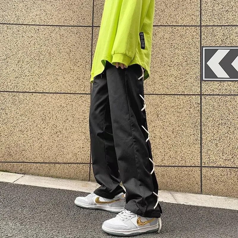 Japanese Brand × Vintage Men's Fashionable Straight-Leg Loose-Fit Casual Pants Size US 33 - 3 Thumbnail