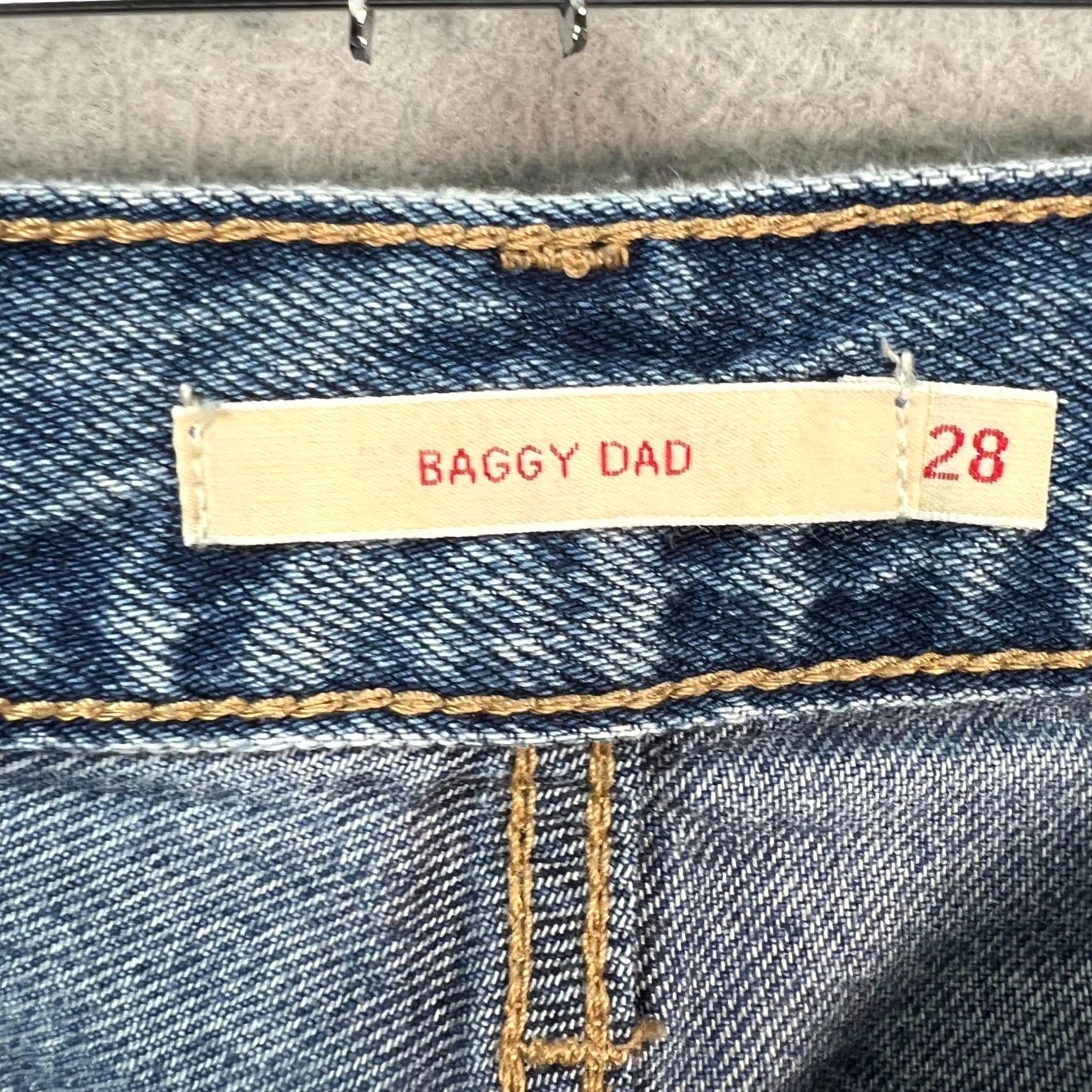 Levi's Levis Jeans Womens Size 28 x 30 Blue Denim Baggy Dad High Rise Relaxed Fit Size 28" / US 6 / IT 42 - 4 Thumbnail
