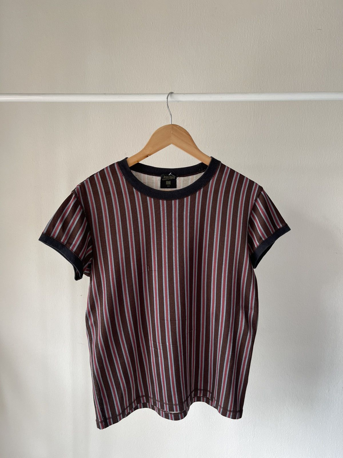 Jean Paul Gaultier 2000s Jean Paul Gaultier Homme Stripe Tee Size US S / EU 44-46 / 1 - 3 Thumbnail