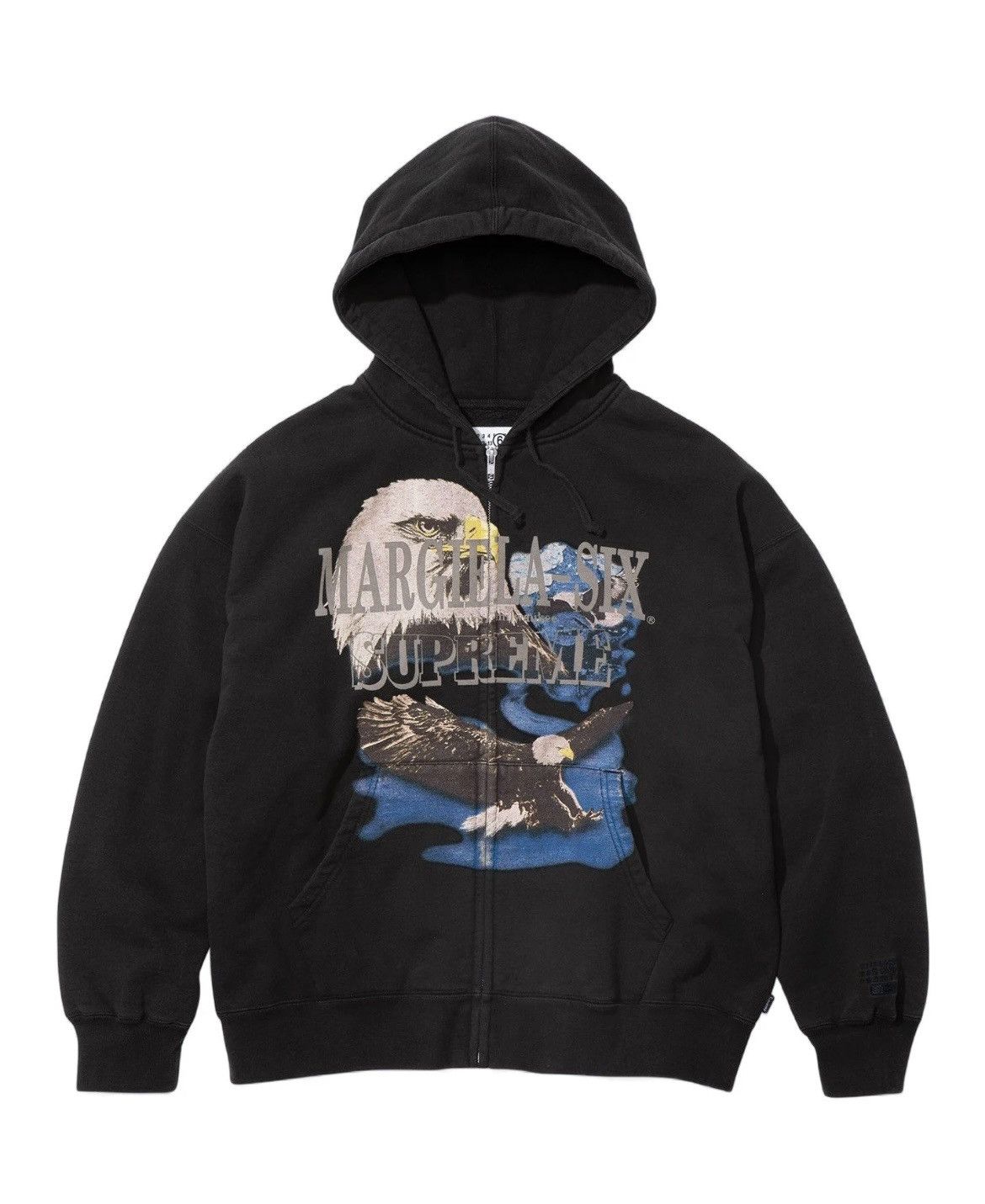 Maison Margiela × Supreme Supreme MM6 Maison Margiela Eagle Zip Up Hooded Sweatshirt Size US S / EU 44-46 / 1 - 1 Thumbnail