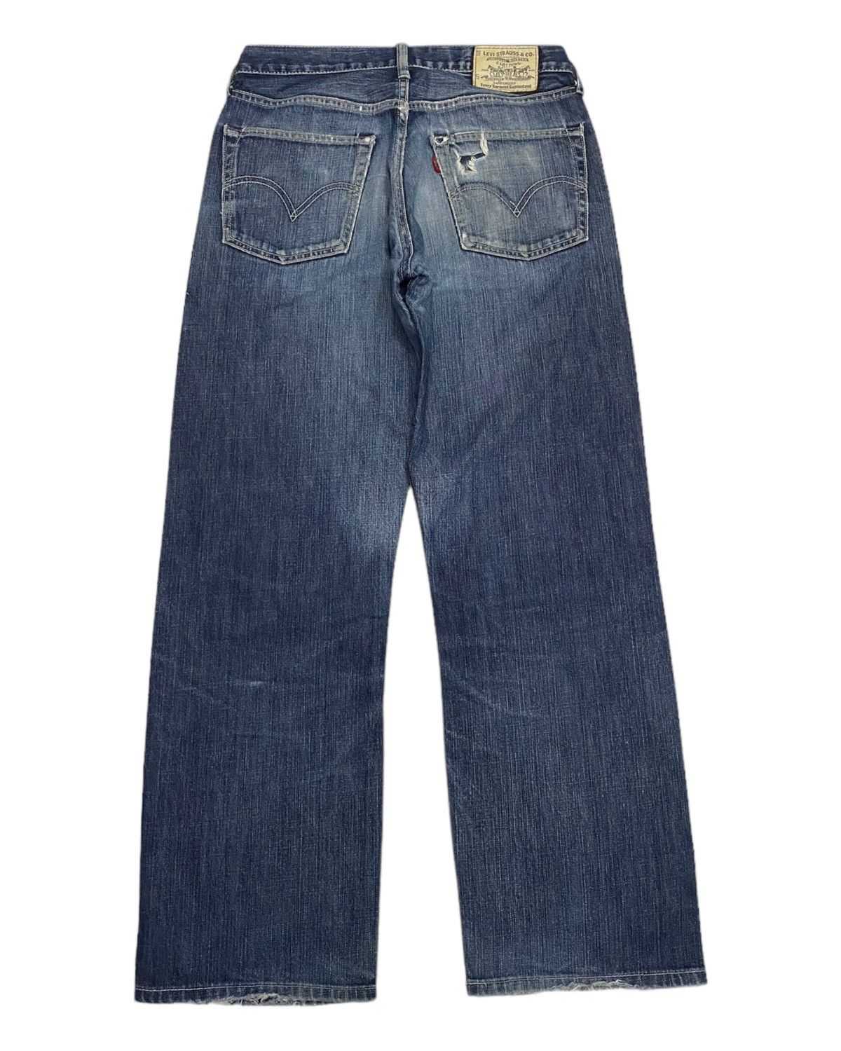 Levi's VINTAGE LEVIS 503 DISTRESSED BAGGY DENIM JEANS Size US 31 - 2 Thumbnail