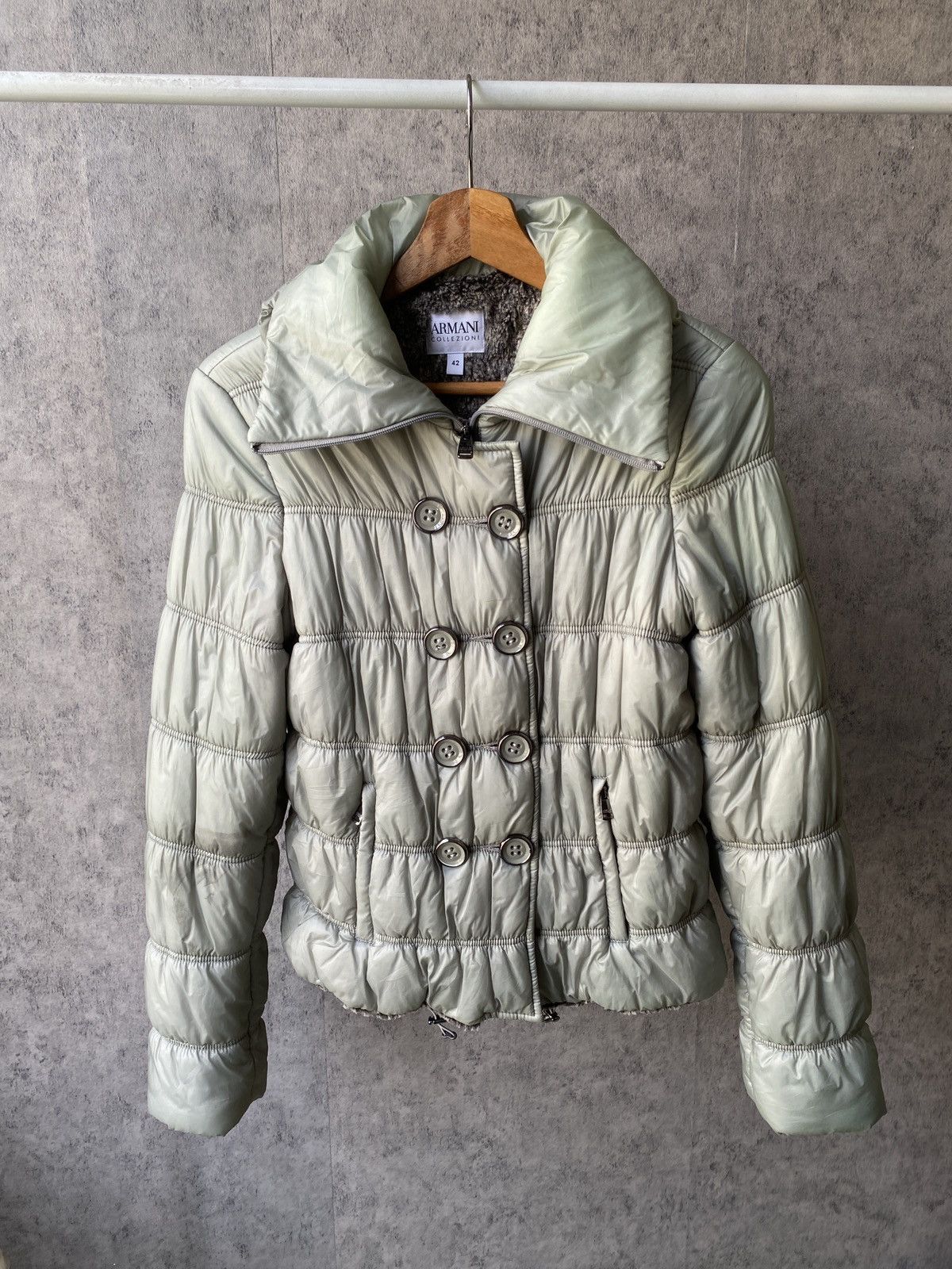 Armani Collezioni Armani Collezioni Puffer Lining Fur Jacket Size S / US 4 / IT 40 - 2 Thumbnail