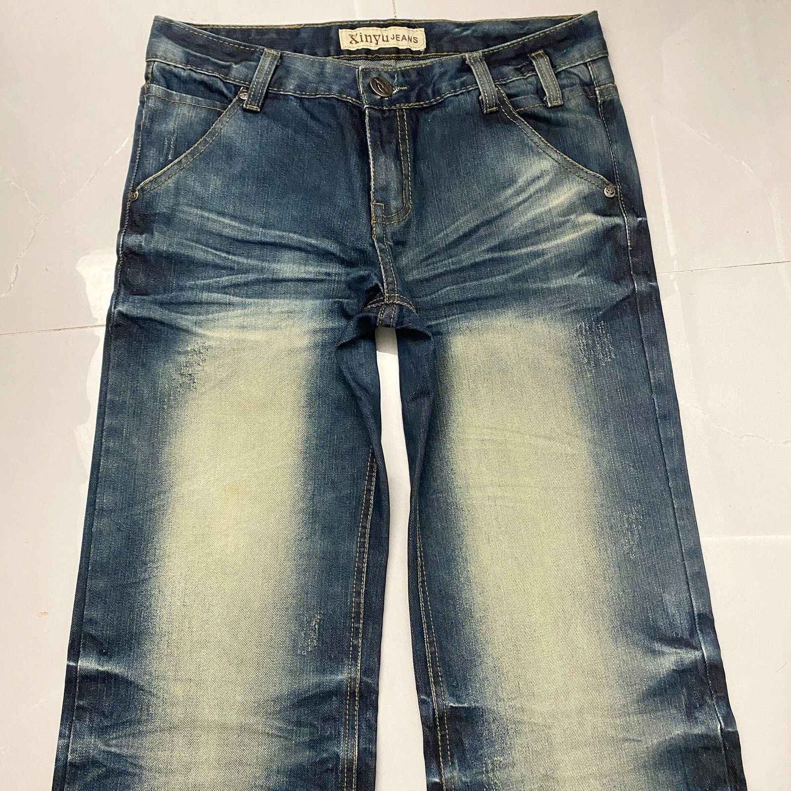 Hysteric Glamour × Japanese Brand × Vintage Vintage Japanese Brand Faded Low-rise Bootcut Denim Jeans Size US 30 / EU 46 - 4 Thumbnail