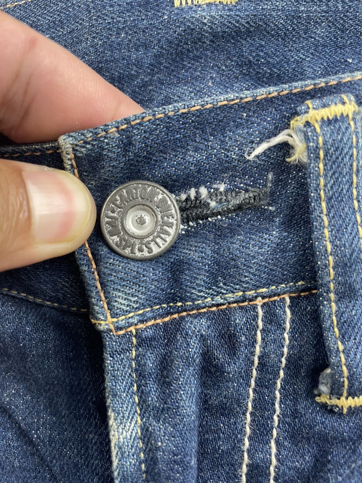 Japanese Brand Vintage Canton Overalls Denim Jeans Mase in Japan Size US 31 - 2 Thumbnail