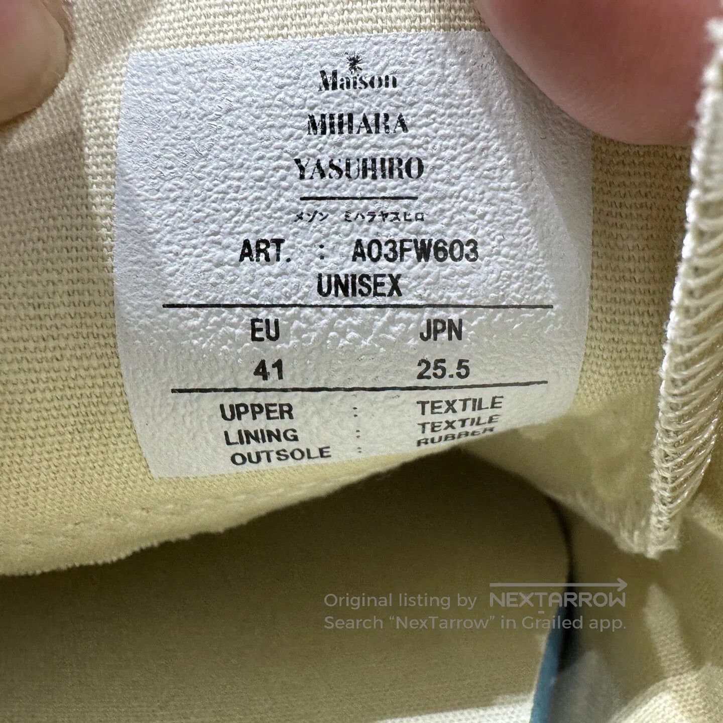 Maison MIHARA YASUHIRO Mihara Yasuhiro bowling shoes | Size US 8 / EU 41 - 5 Thumbnail