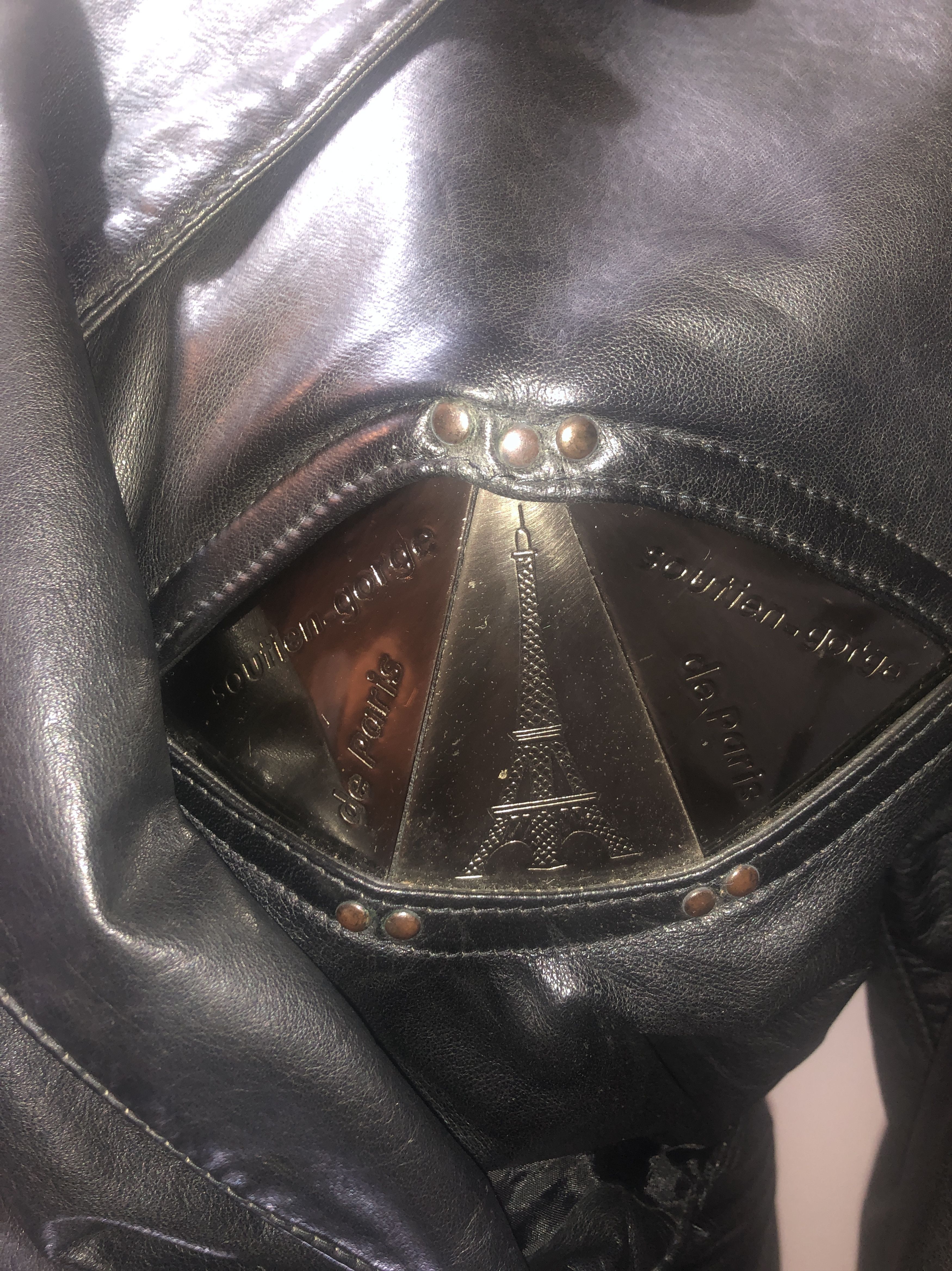 Calugi e Gianelli Metallic bra Bondage Leather Jacket Size L / US 10 / IT 46 - 5 Thumbnail