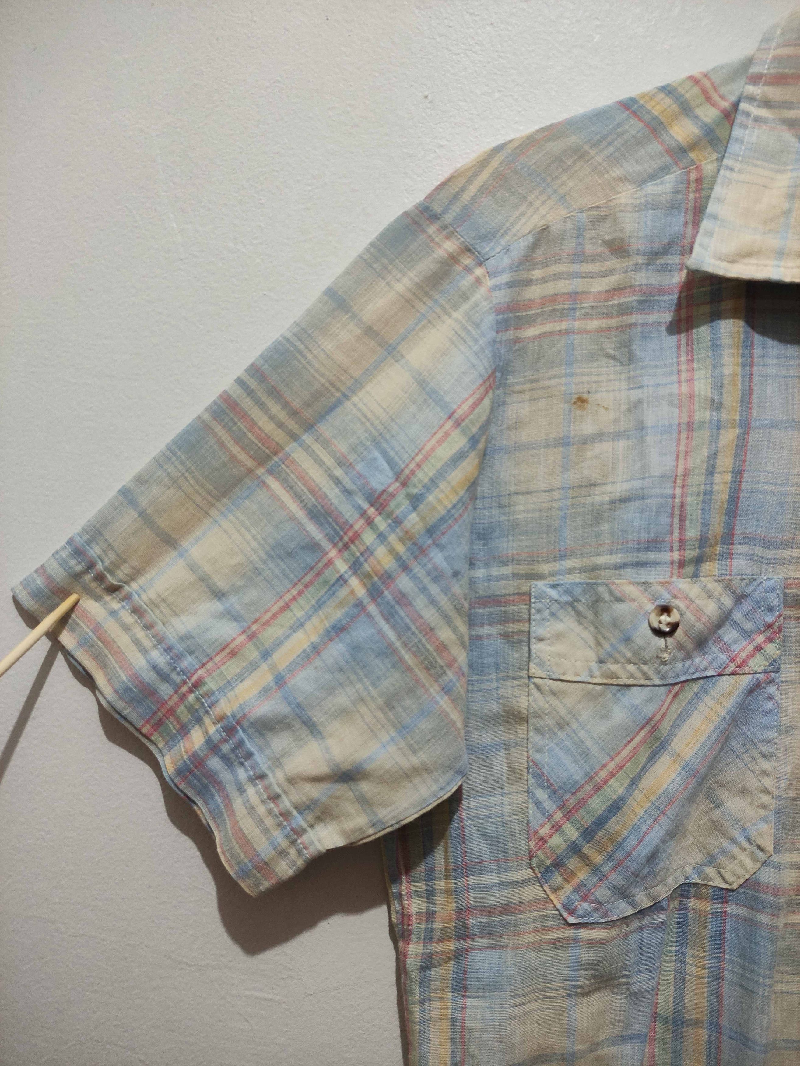 Levi's Vintage 70s Levis White Tab Button Up Shirt Size US M / EU 48-50 / 2 - 8 Thumbnail