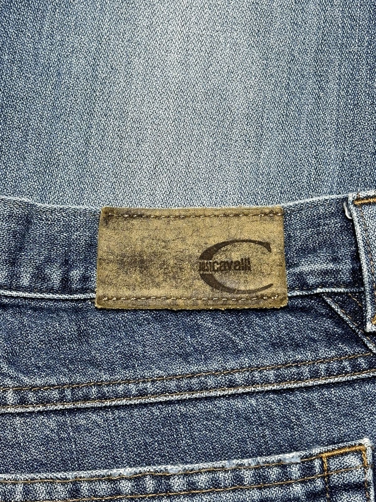 Just Cavalli Vintage Just Cavalli Flared Baggy Jeans Pants Size 30" / US 8 / IT 44 - 10 Thumbnail