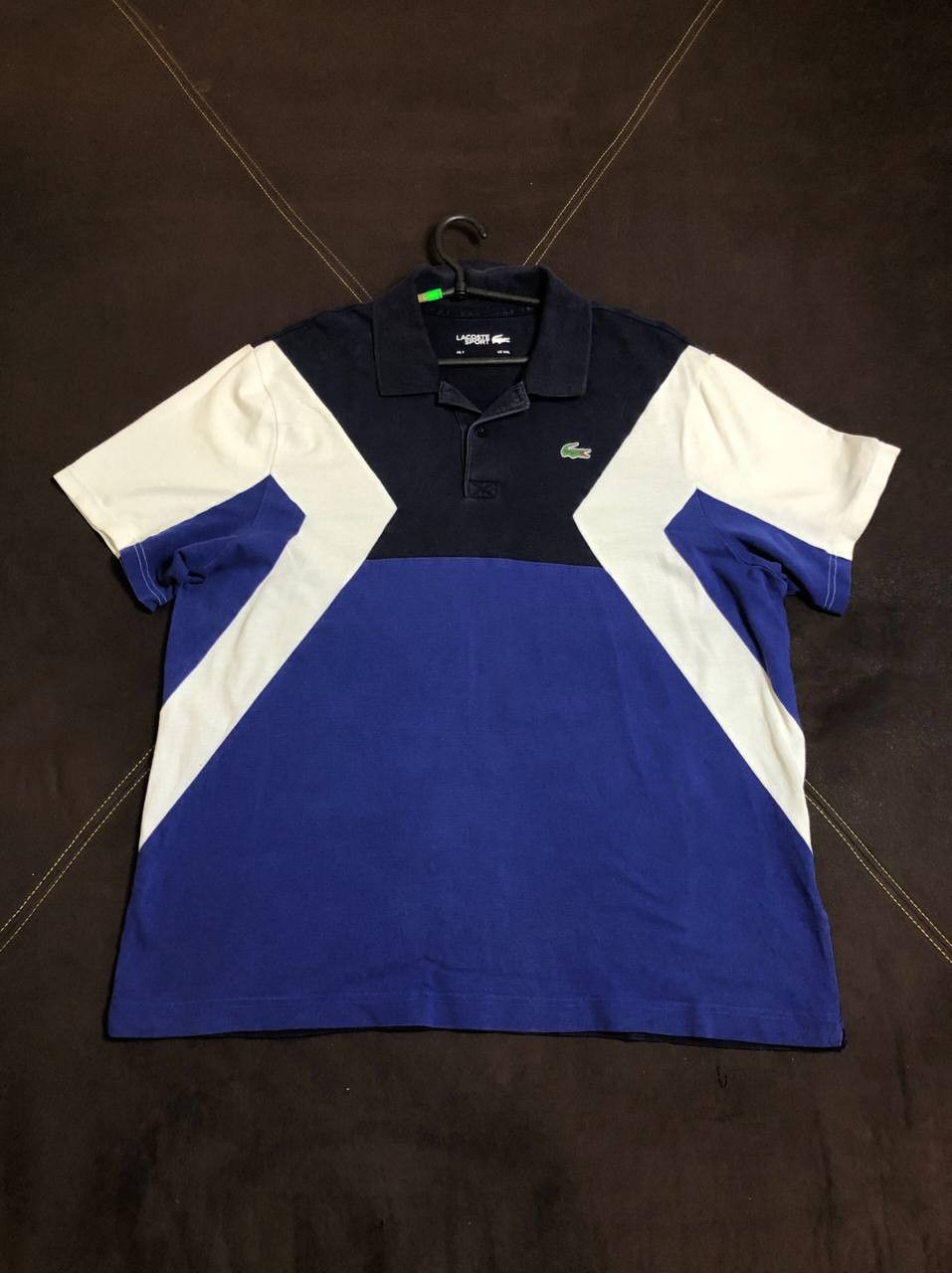 Lacoste LACOSTE Mens Polo Shirt Spotted Cotton Size US XXL / EU 58 / 5 - 1 Thumbnail