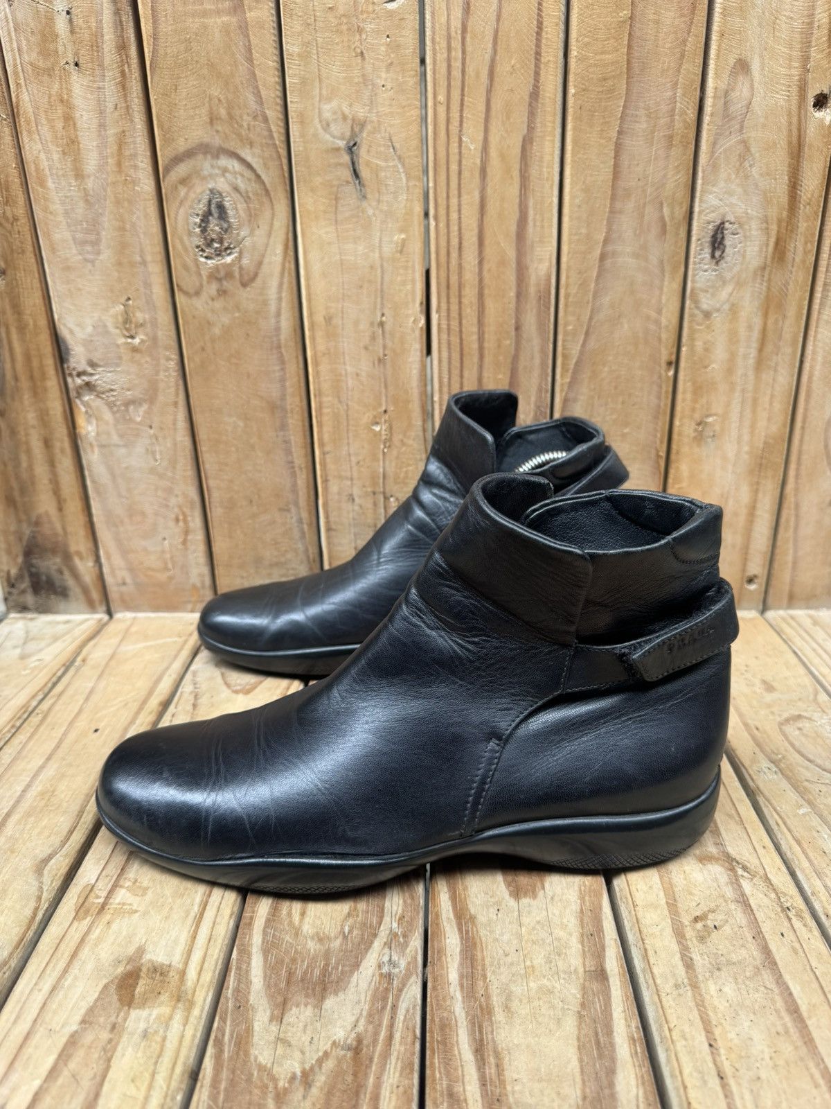 Prada PRADA Sports Black Black Women’s Boots USA 8.5 UK 5.5 Size US 8.5 / IT 38.5 - 12 Thumbnail