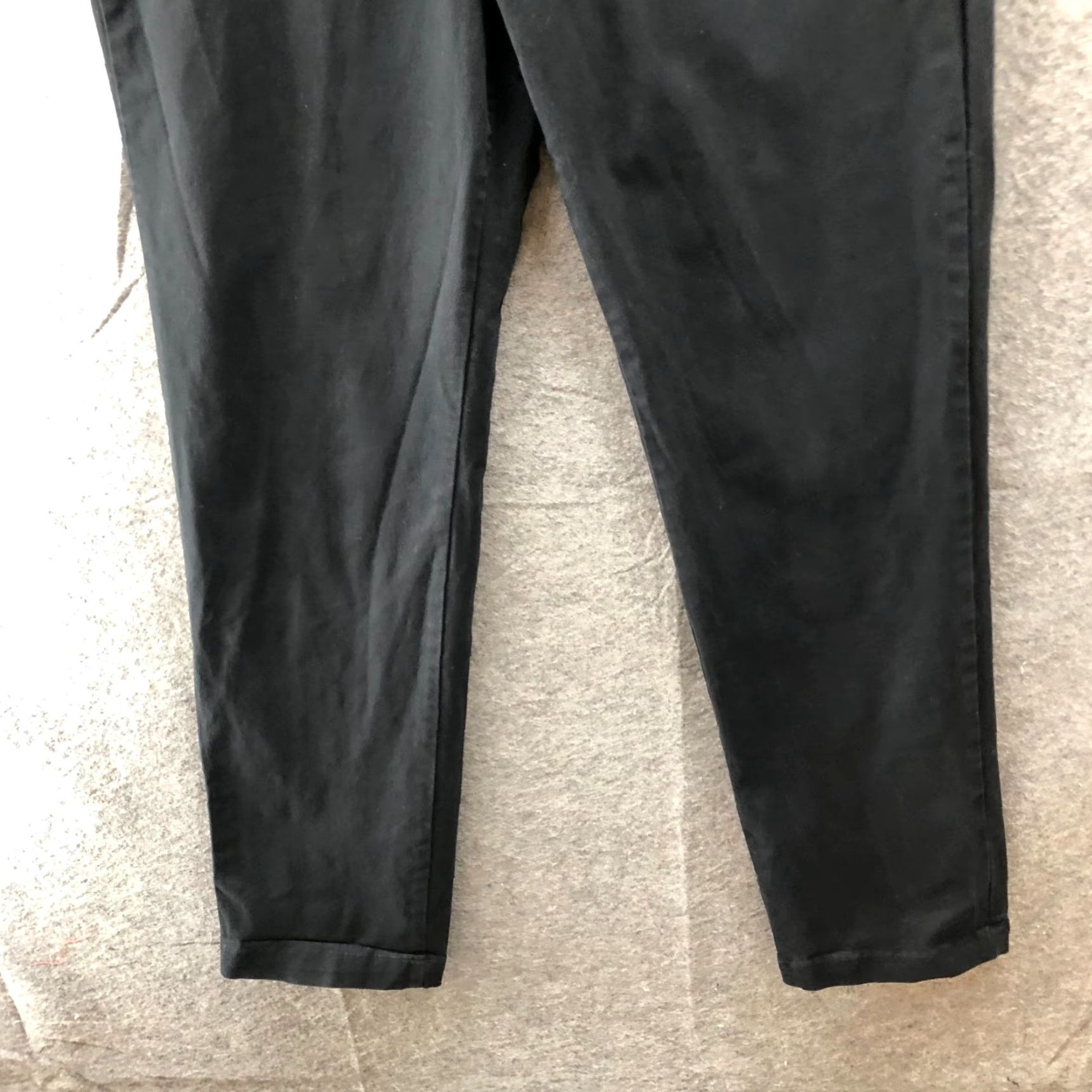 Gap Gap Straight Leg Chino Pants Mens 34x34 Black Stretch Flat Front Size US 34 / EU 50 - 3 Thumbnail