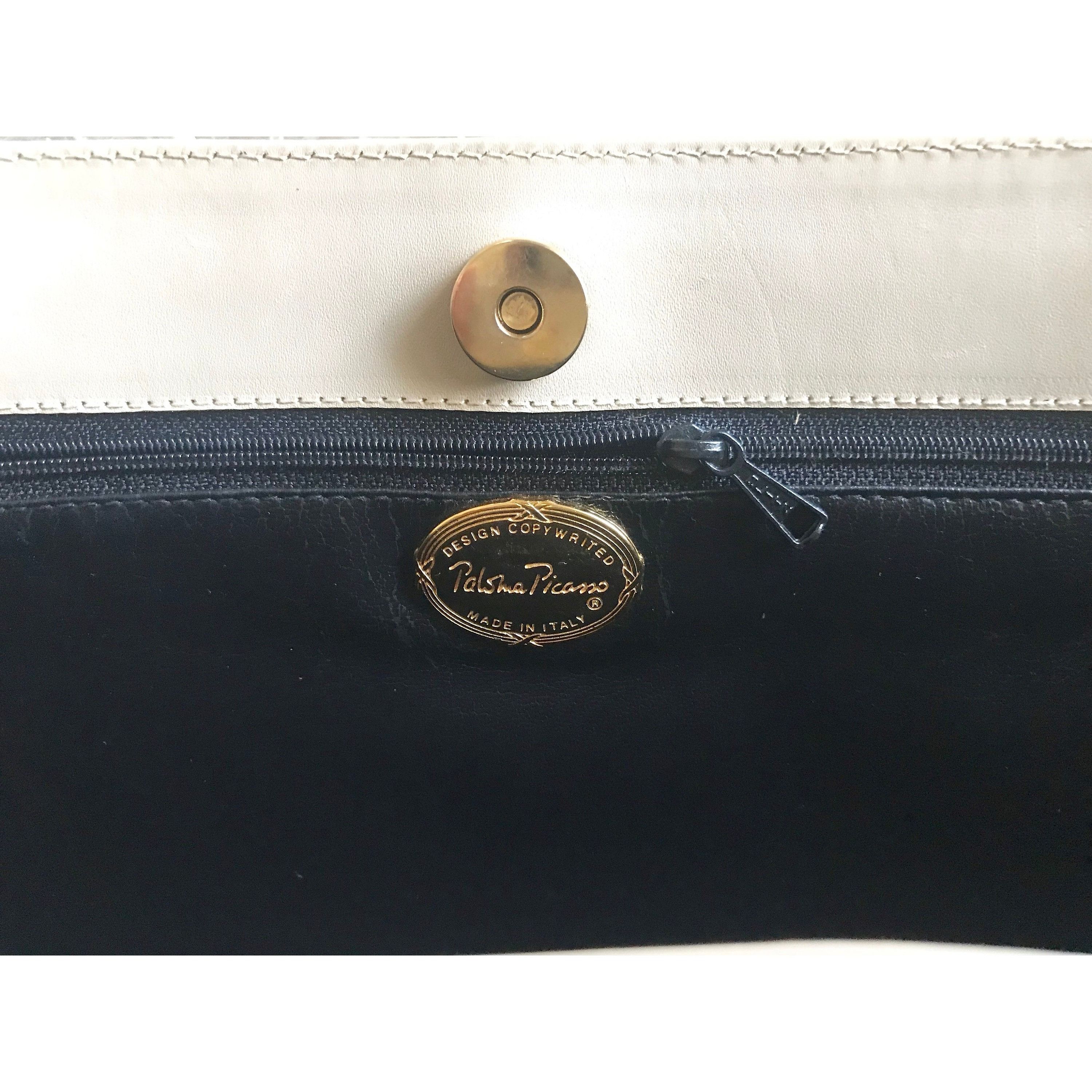 Paloma Picasso Vintage Paloma Picasso ivory beige leather shoulder bag Size ONE SIZE - 9 Thumbnail