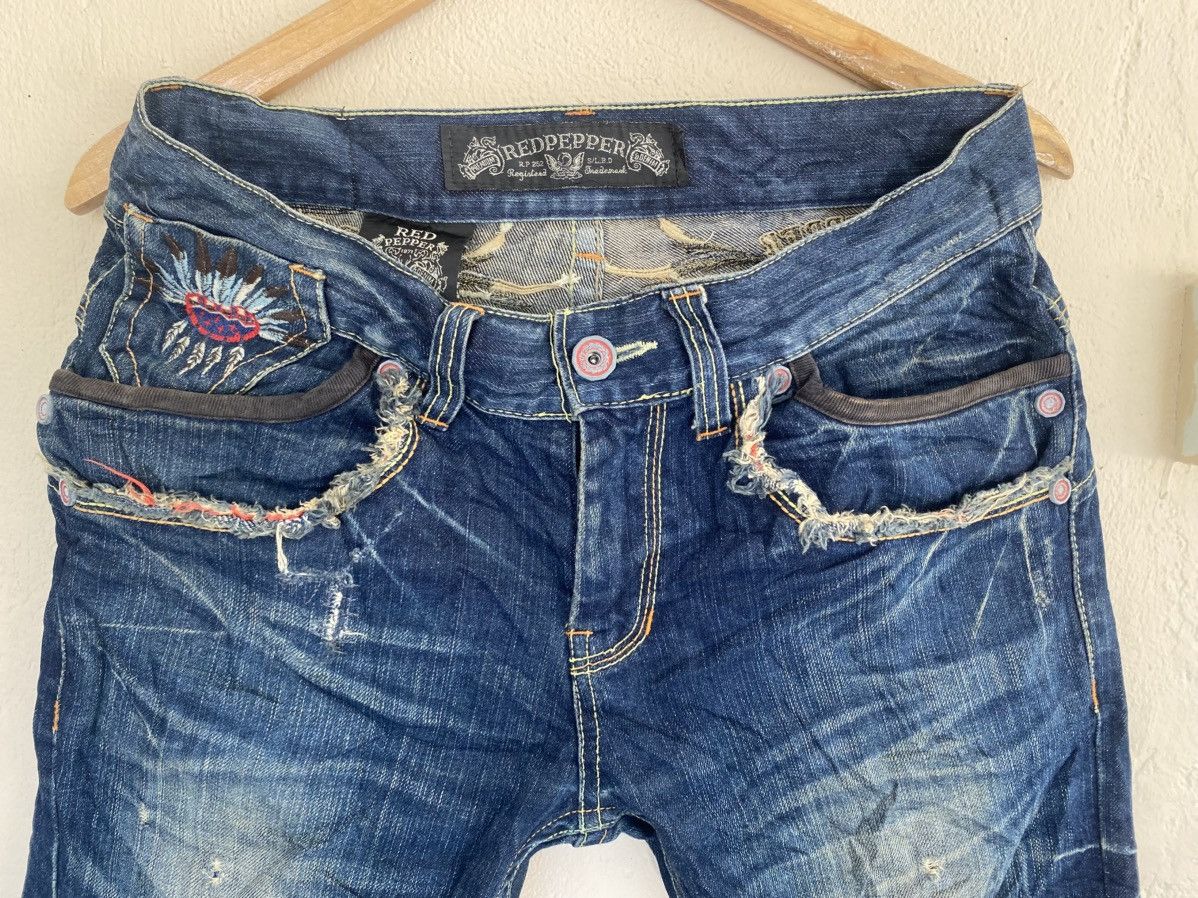 Le Grande Bleu (L.G.B.) RED PEPPER 2000s Denim Size US 32 / EU 48 - 3 Thumbnail