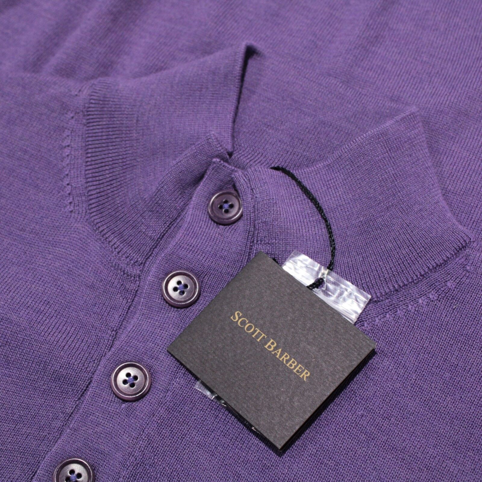 Scott Barber Scott Barber Sweater Size US L in Purple Size US L / EU 52-54 / 3 - 1 Thumbnail