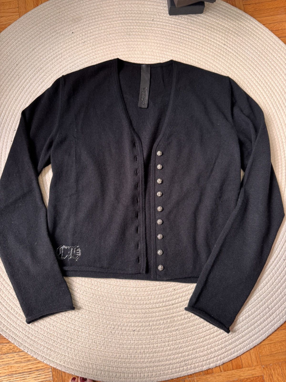 Chrome Hearts Chrome Hearts cashmere Cardigan Floral Hearts size M Size M / US 6-8 / IT 42-44 - 1 Thumbnail