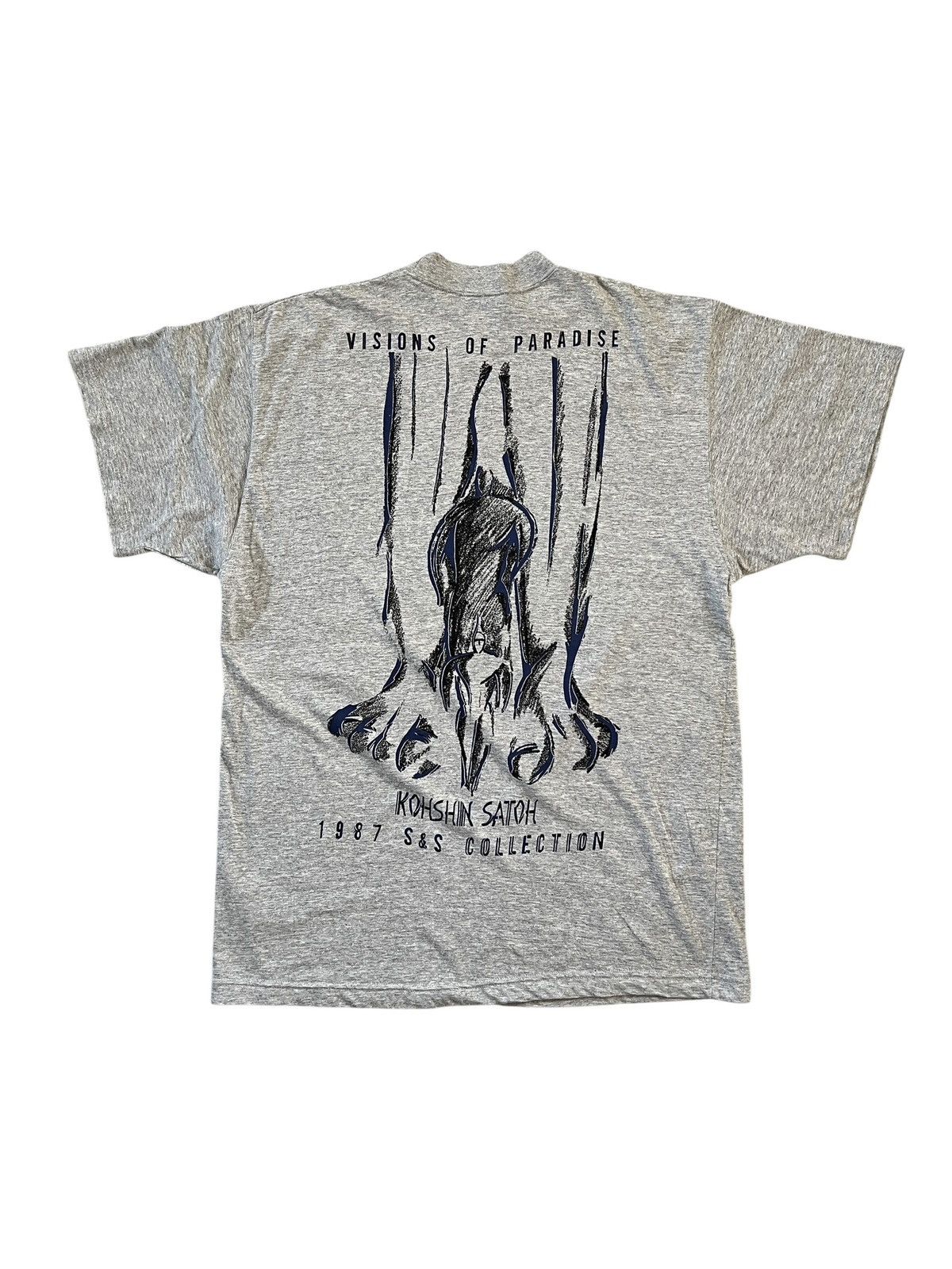 Designer Archive SS1987 Arrston Volaju Kohshin Satoh Tshirt Size US L / EU 52-54 / 3 - 1 Thumbnail