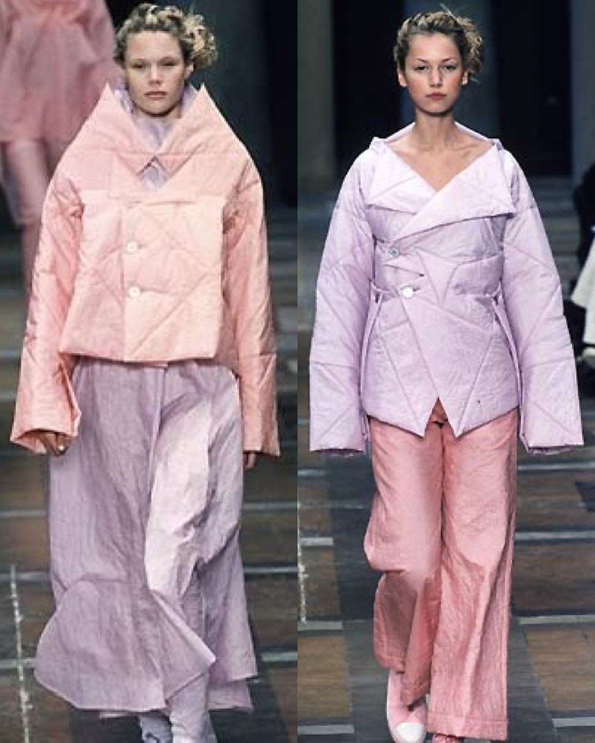 Issey Miyake FW1998 ‘Starburst’ Origami Quilted Liner Jacket Size L / US 10 / IT 46 - 6 Thumbnail