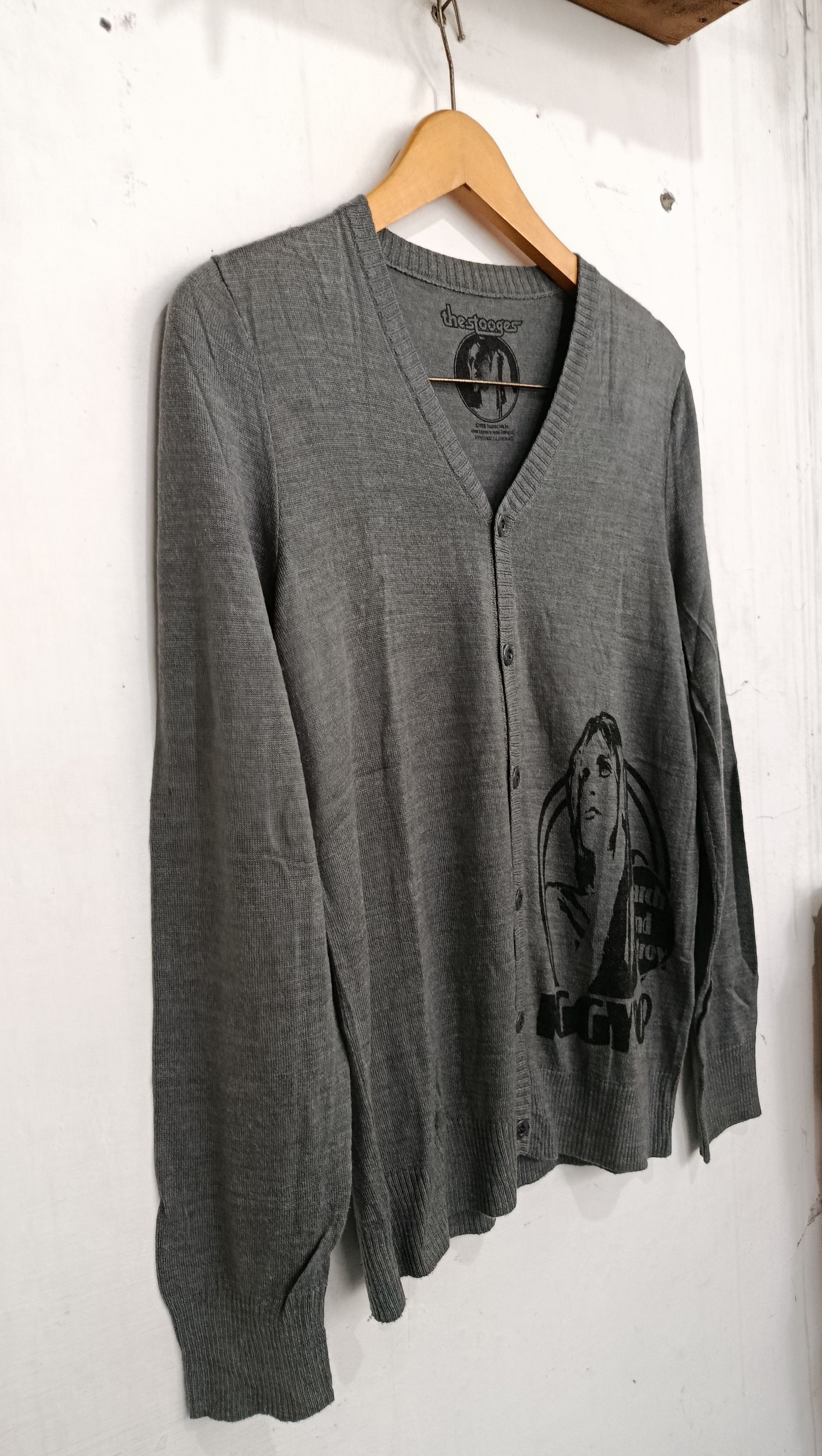 Hysteric Glamour Vintage HYSTERIC GLAMOUR x Iggy Pop cardigans size M Size US M / EU 48-50 / 2 - 4 Thumbnail