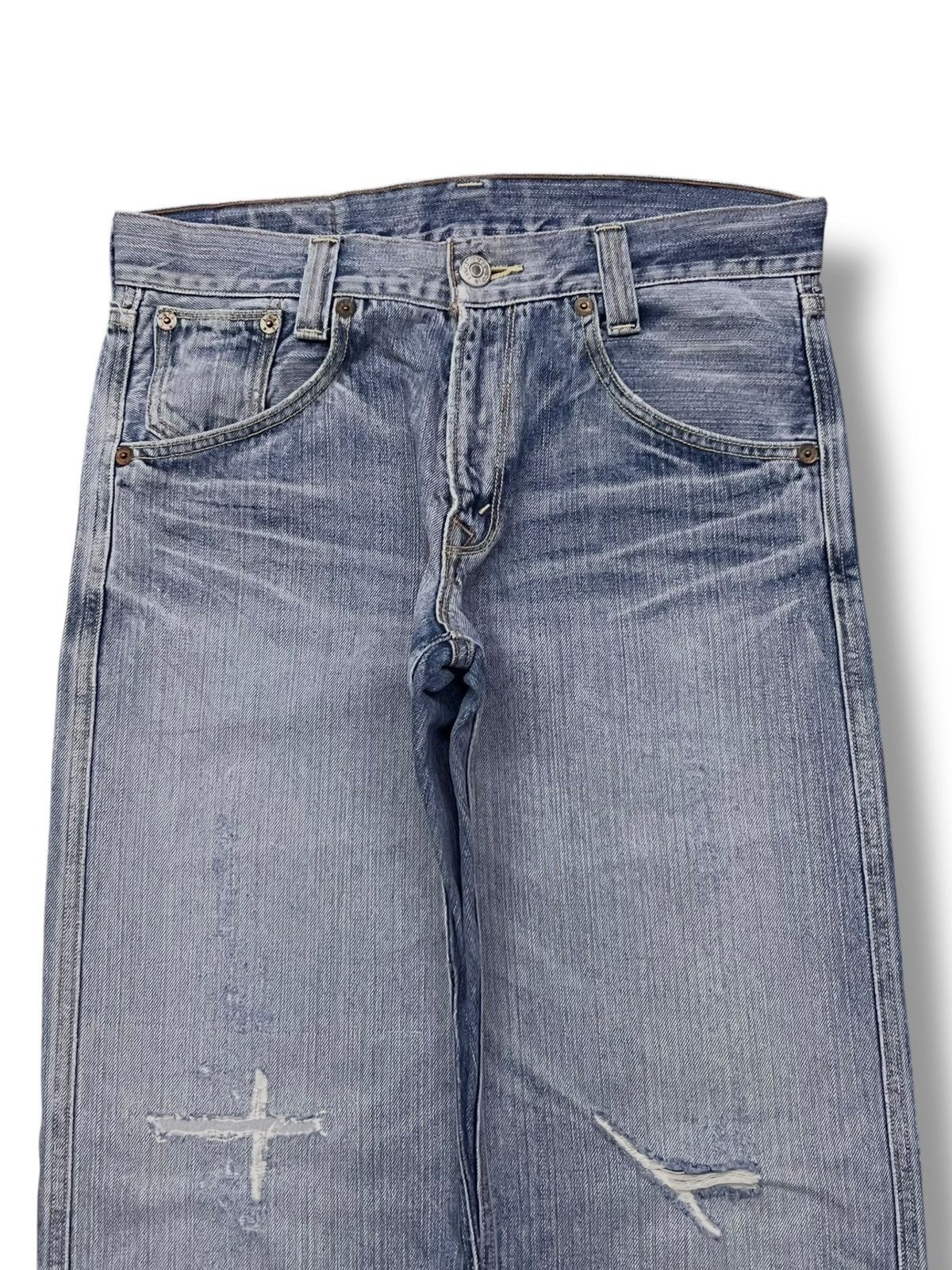 Levi's Baggy Vintage Levi’s 703 - Faded, Distressed Denim Size US 33 - 4 Thumbnail