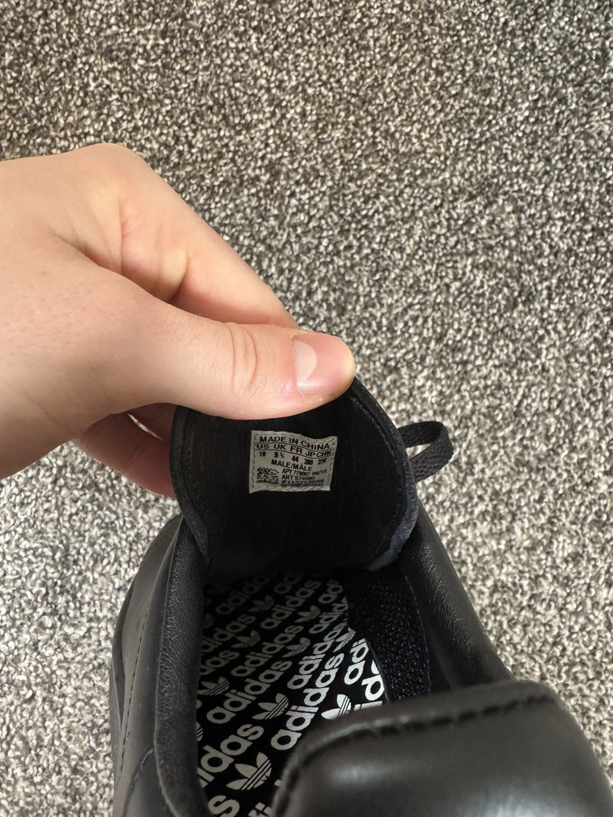 Adidas × Raf Simons Adidas X Raf Simons Stan Smith Black Size US 10 / EU 43 - 7 Thumbnail