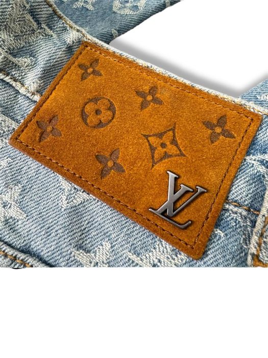 Louis Vuitton LOUIS VUITTON Graffiti 34 denim Jeans Monogram