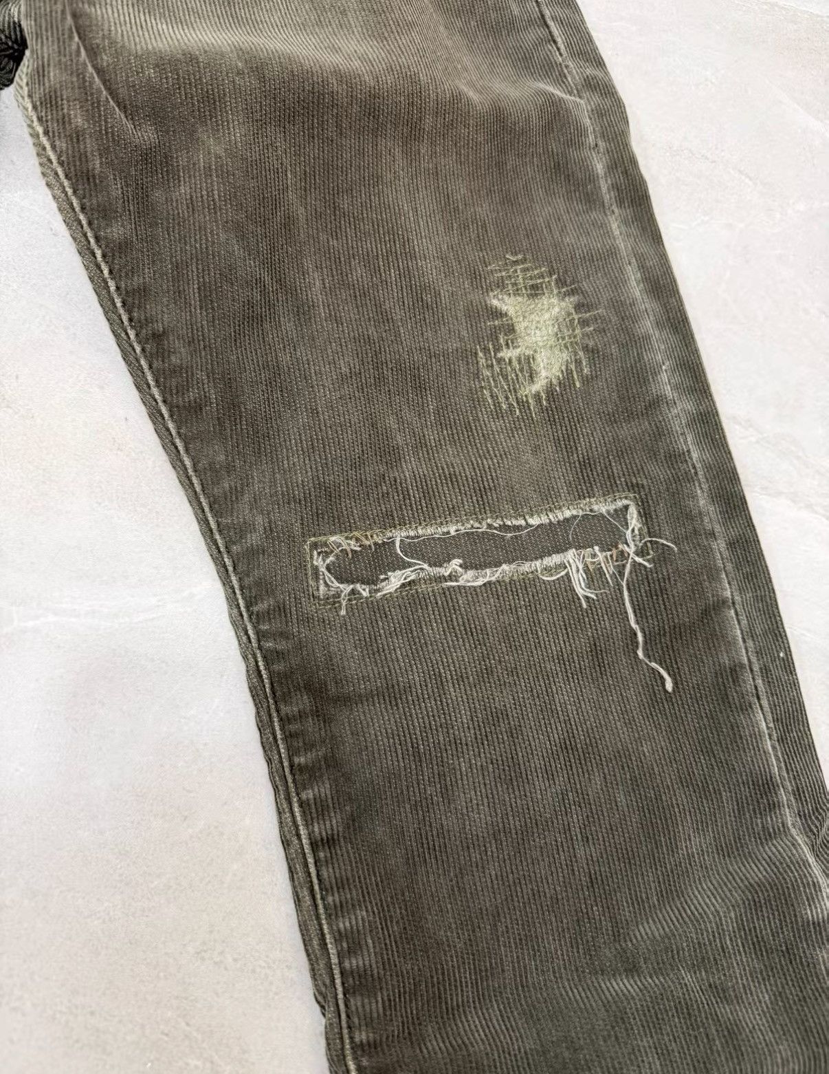 Neighborhood NEIGHBORHOOD SAVAGE CORD CEPT Distressed Corduroy Pants J34 Size US 32 / EU 48 - 2 Thumbnail
