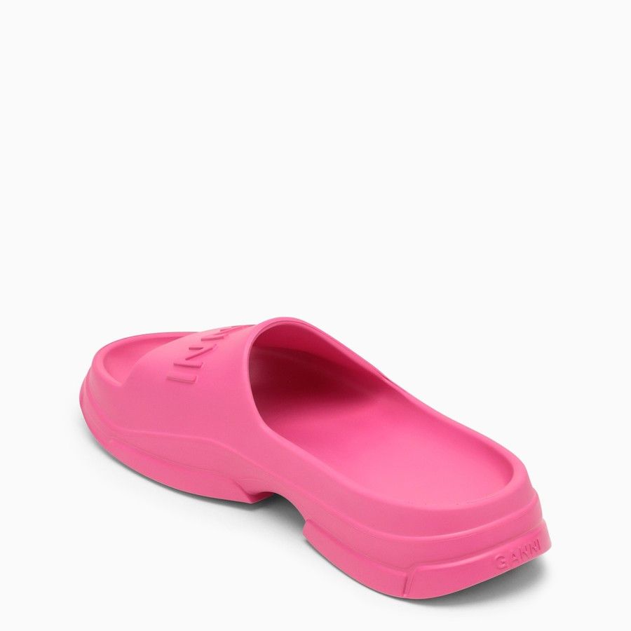 Ganni o1d2blof0824 Rubber Slippers in Pink Size US 6 / IT 36 - 4 Thumbnail