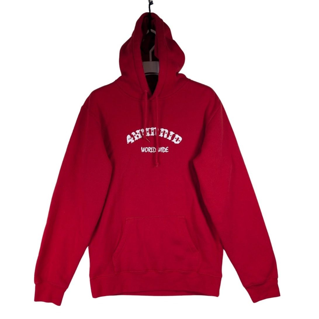 4HUNNID 4Hunnid Red Hoodie YG Graphic Pullover Size Small S USED Size US S / EU 44-46 / 1 - 1 Thumbnail