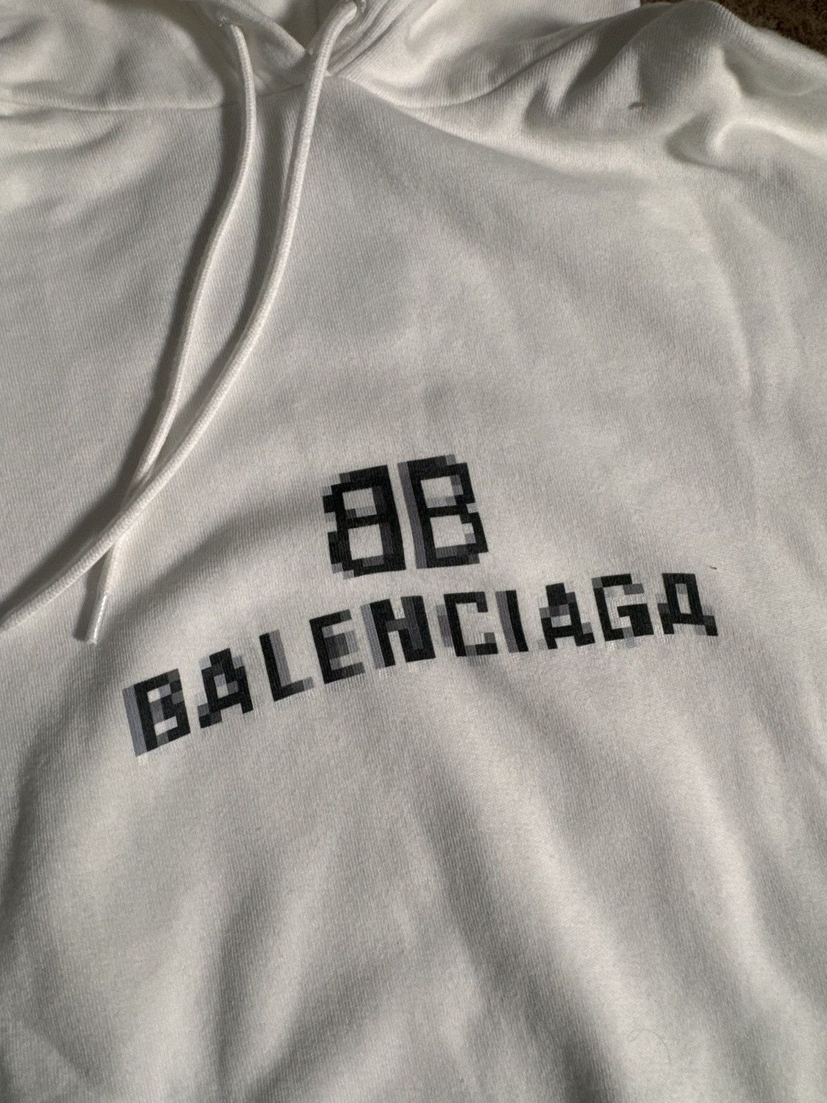 Balenciaga Balenciaga pixel logo hoodie Size US M / EU 48-50 / 2 - 2 Thumbnail