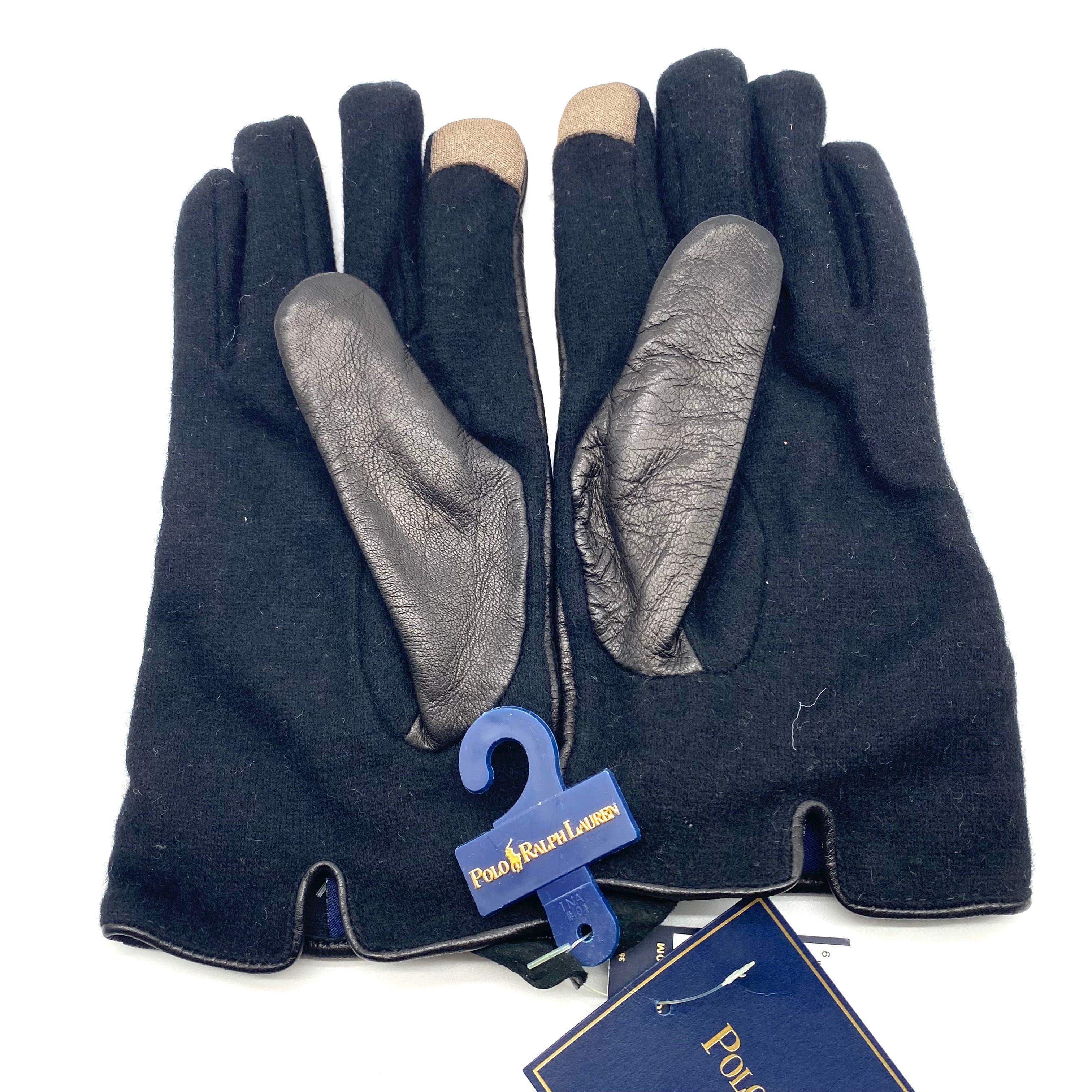 Polo Ralph Lauren Polo Ralph Lauren Leather Glove Black M Size Size ONE SIZE - 2 Thumbnail