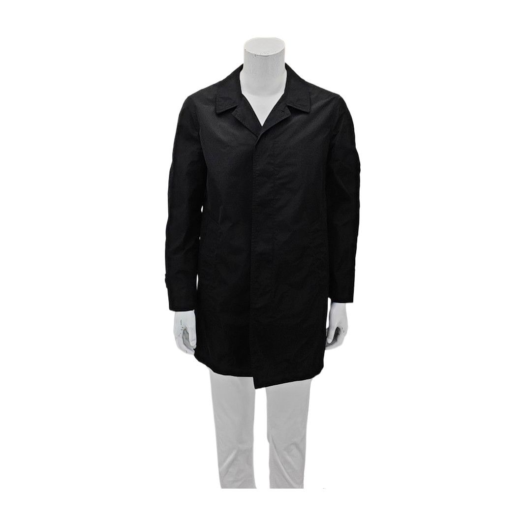 Burberry Burberry Black Mid-Length Raincoat Size L Size US L / EU 52-54 / 3 - 1 Thumbnail