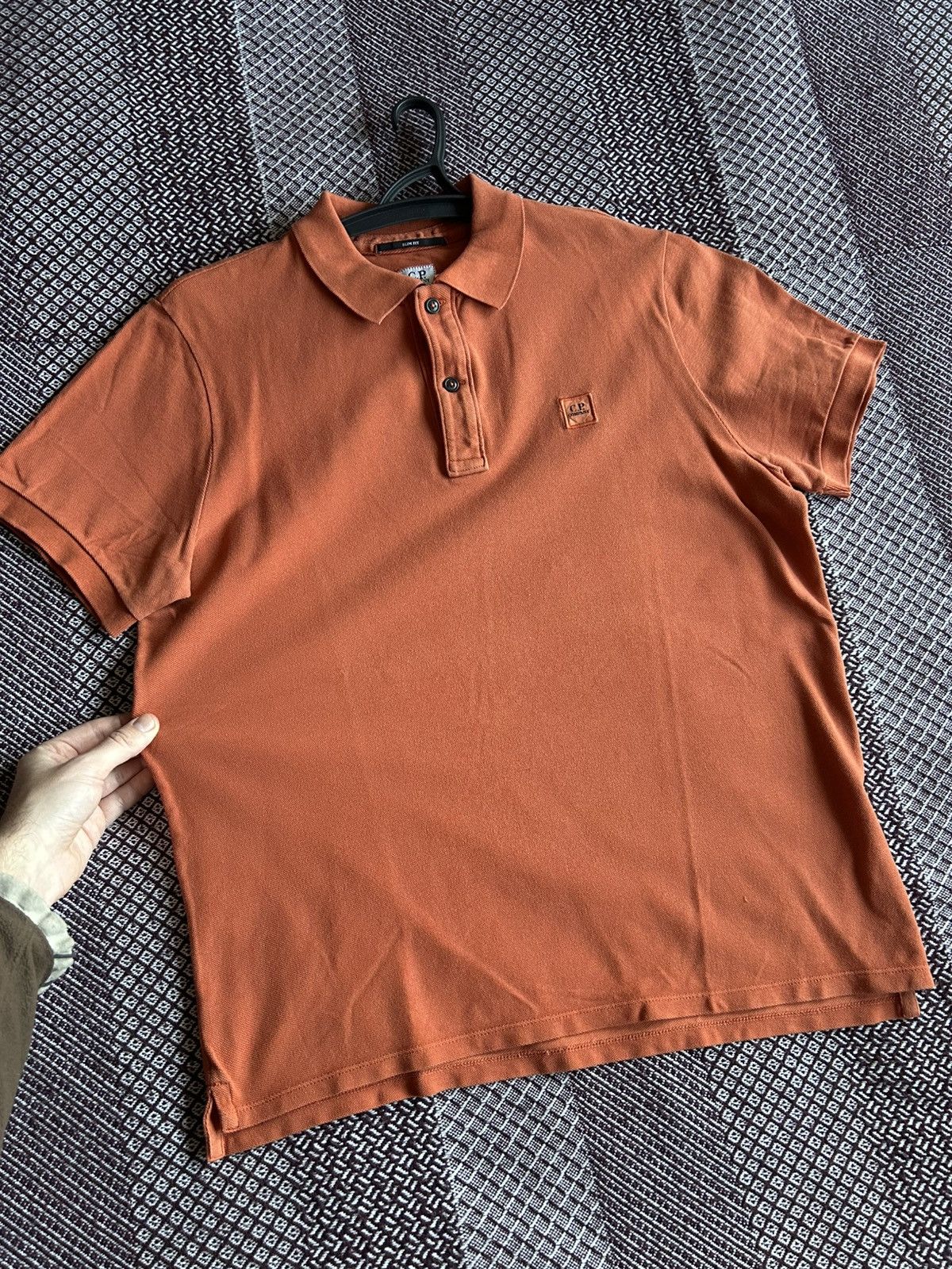 C.P. Company × Vintage Vintage C.P. Company Polo Tee T-shirt Orange Small Logo Size US XL / EU 56 / 4 - 6 Thumbnail