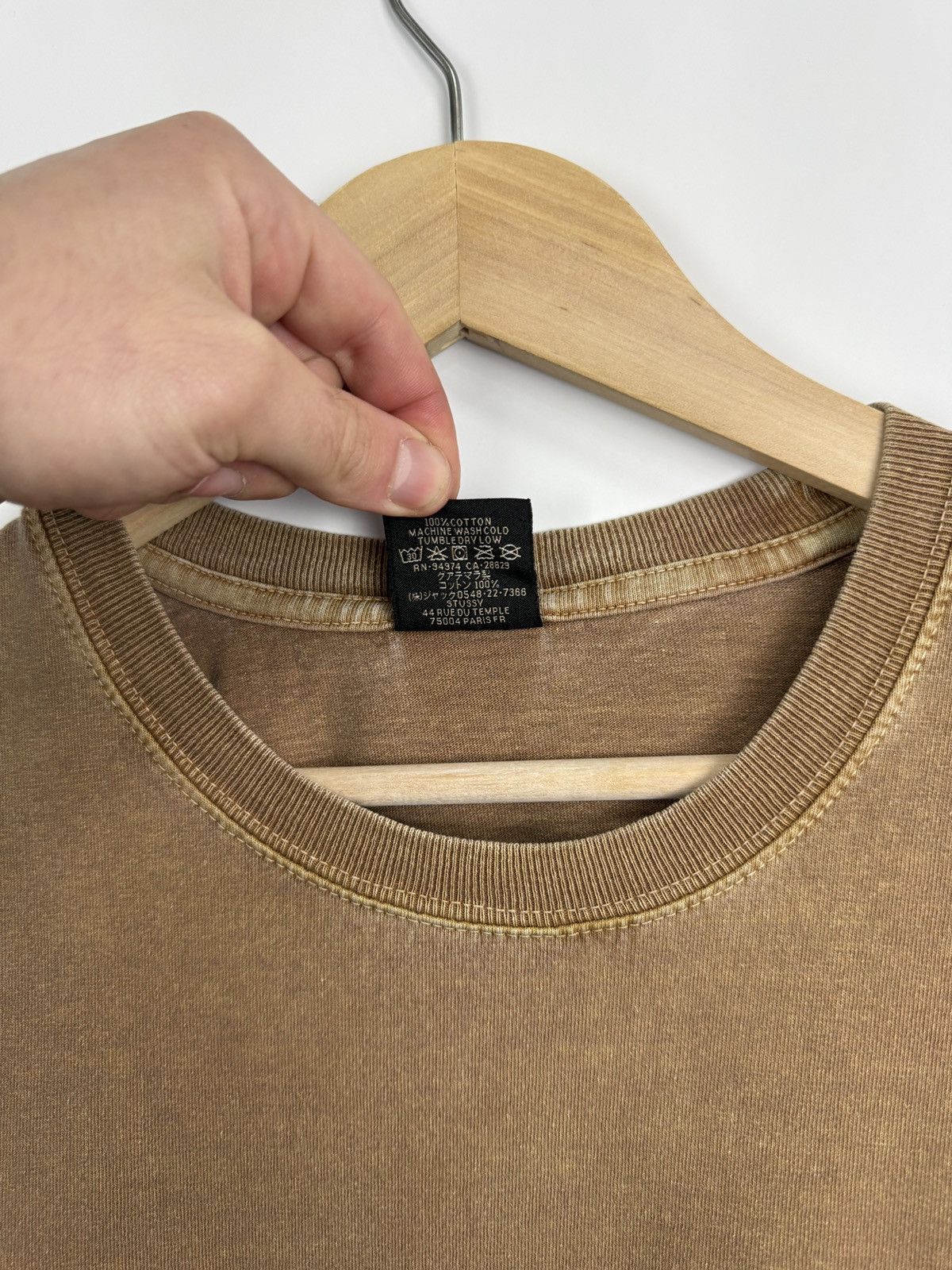 Stussy 🇺🇸 Vintage Y2K Stussy Brown Rare T-Shirt Hype Retro Size US M / EU 48-50 / 2 - 9 Thumbnail