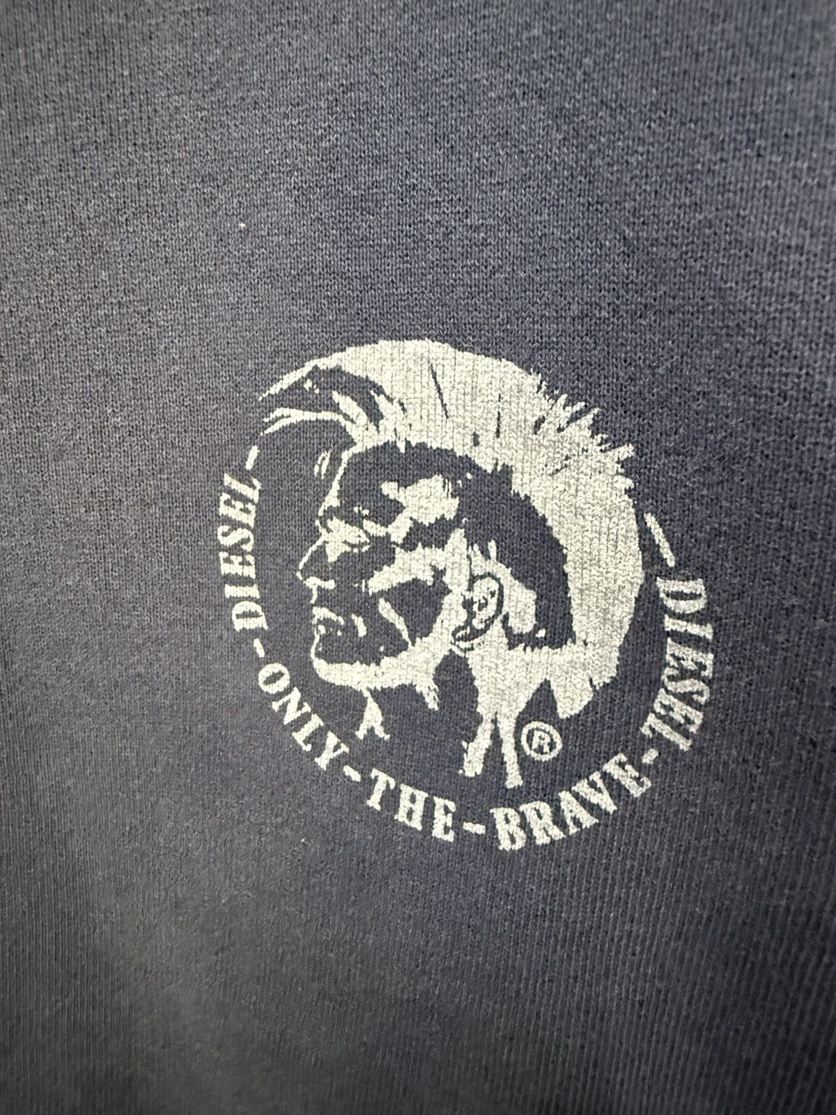 Diesel 🔥 DIESEL Only The Brave punk Zipper Sweat Hoodie Size US M / EU 48-50 / 2 - 4 Thumbnail