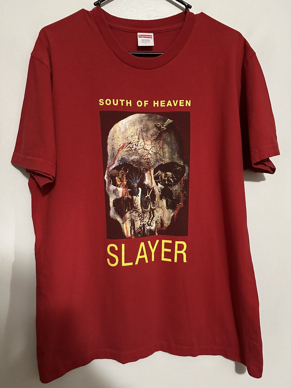 Supreme × Slayer サーマル ロンT 刺繍 Tシャツ M Supreme/Slayer Altar Tee シュプリーム スレイヤー M Supreme